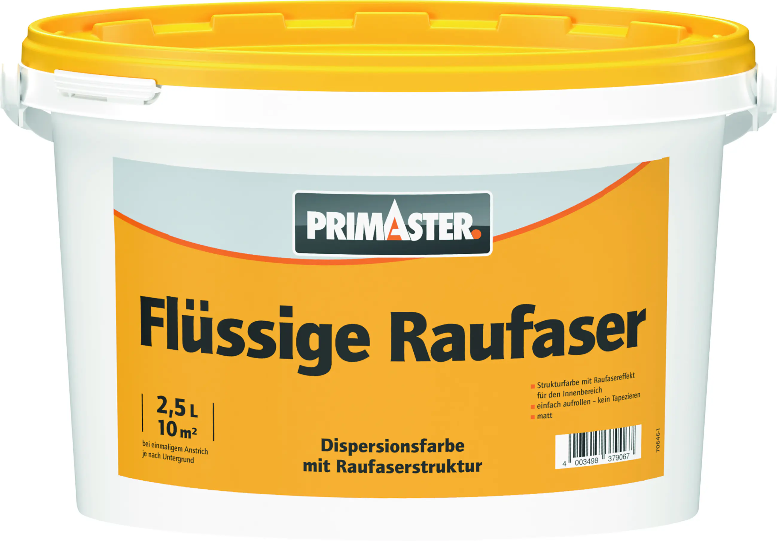 Primaster Flüssige Raufaser 2,5 L weiß matt Primaster Flüssige Raufaser 2,5 L weiß matt
