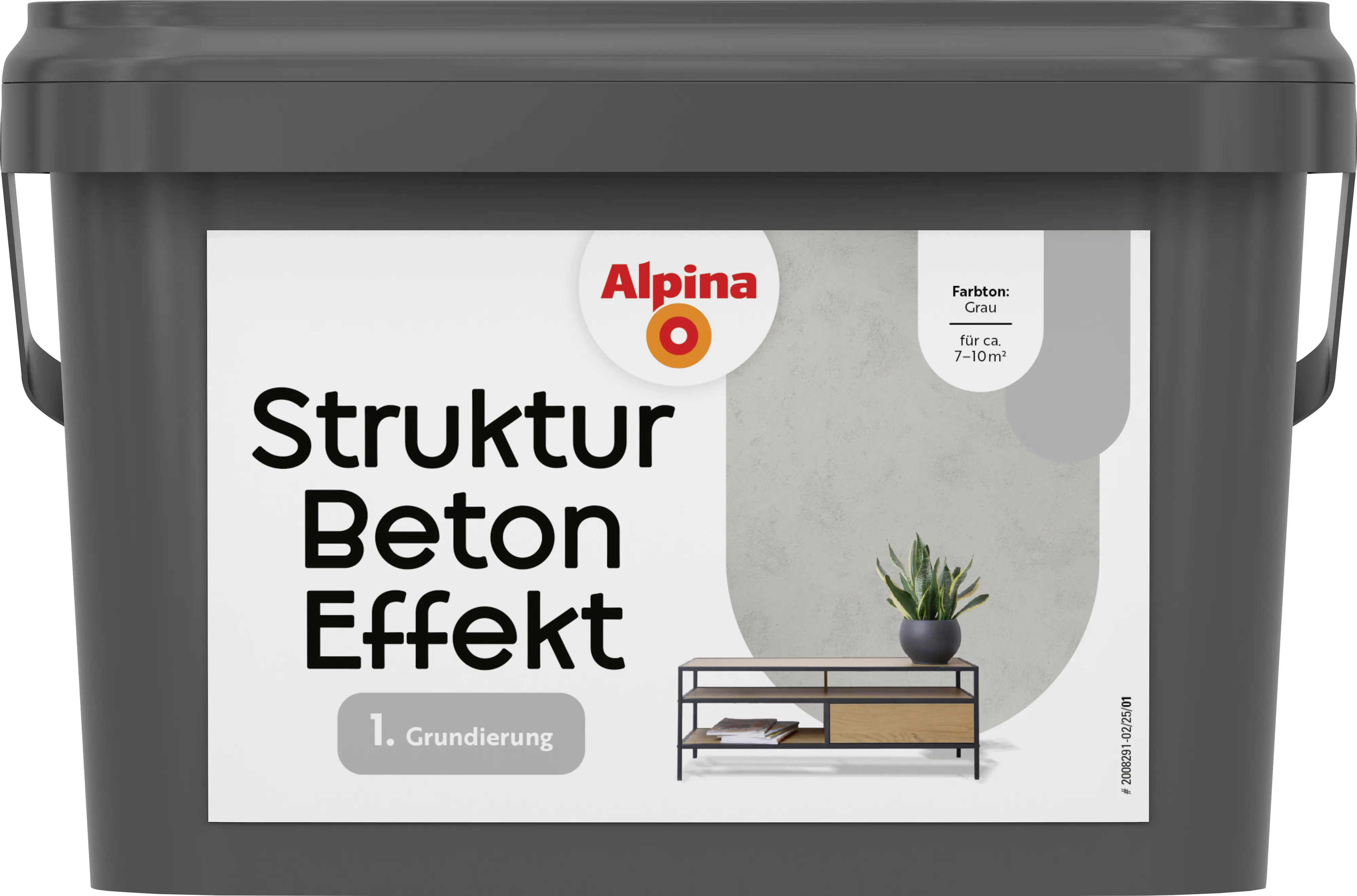 Alpina Grundierung für Effektfarben grau 2,5 L Alpina Grundierung für Effektfarben grau 2,5 L