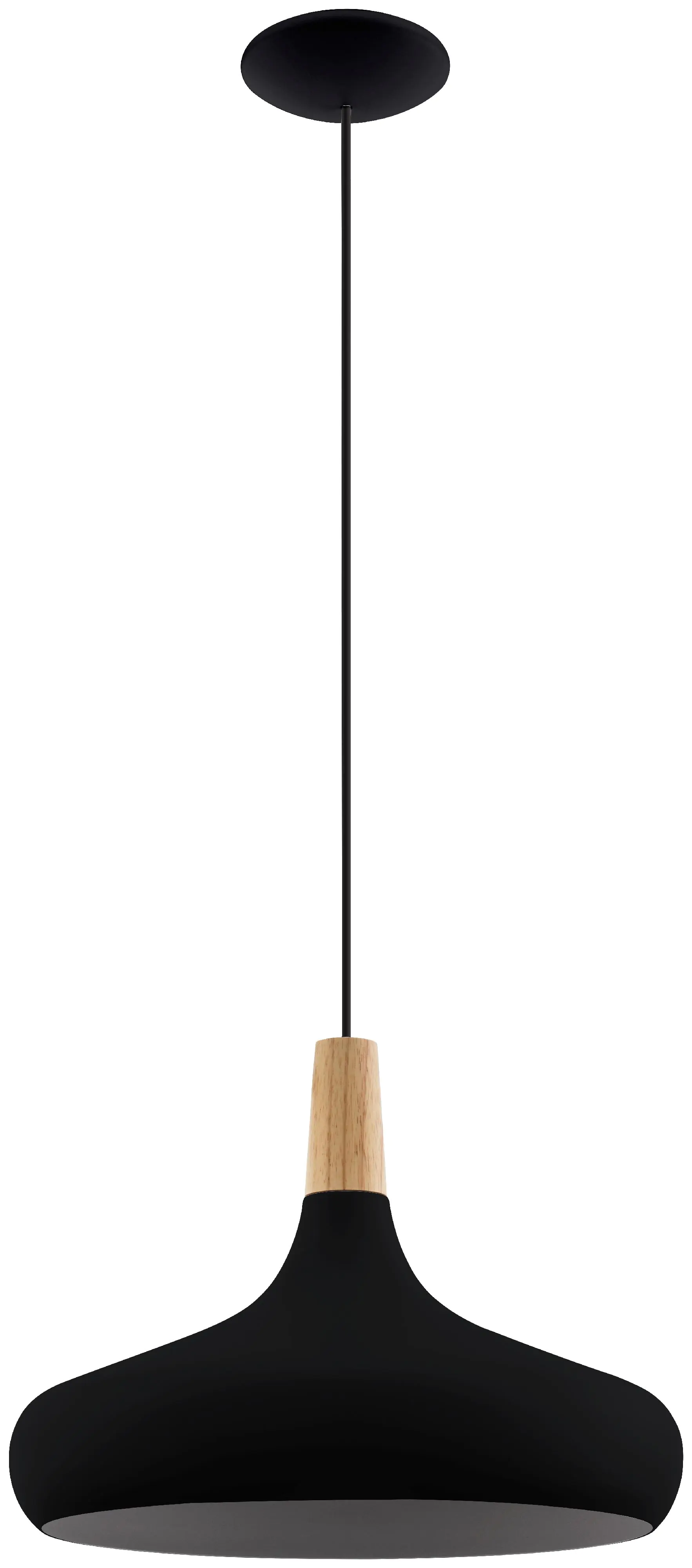 Eglo Pendelleuchte Sabinar schwarz braun 40 x 110 cm E27 Eglo Pendelleuchte Sabinar schwarz braun 40 x 110 cm E27