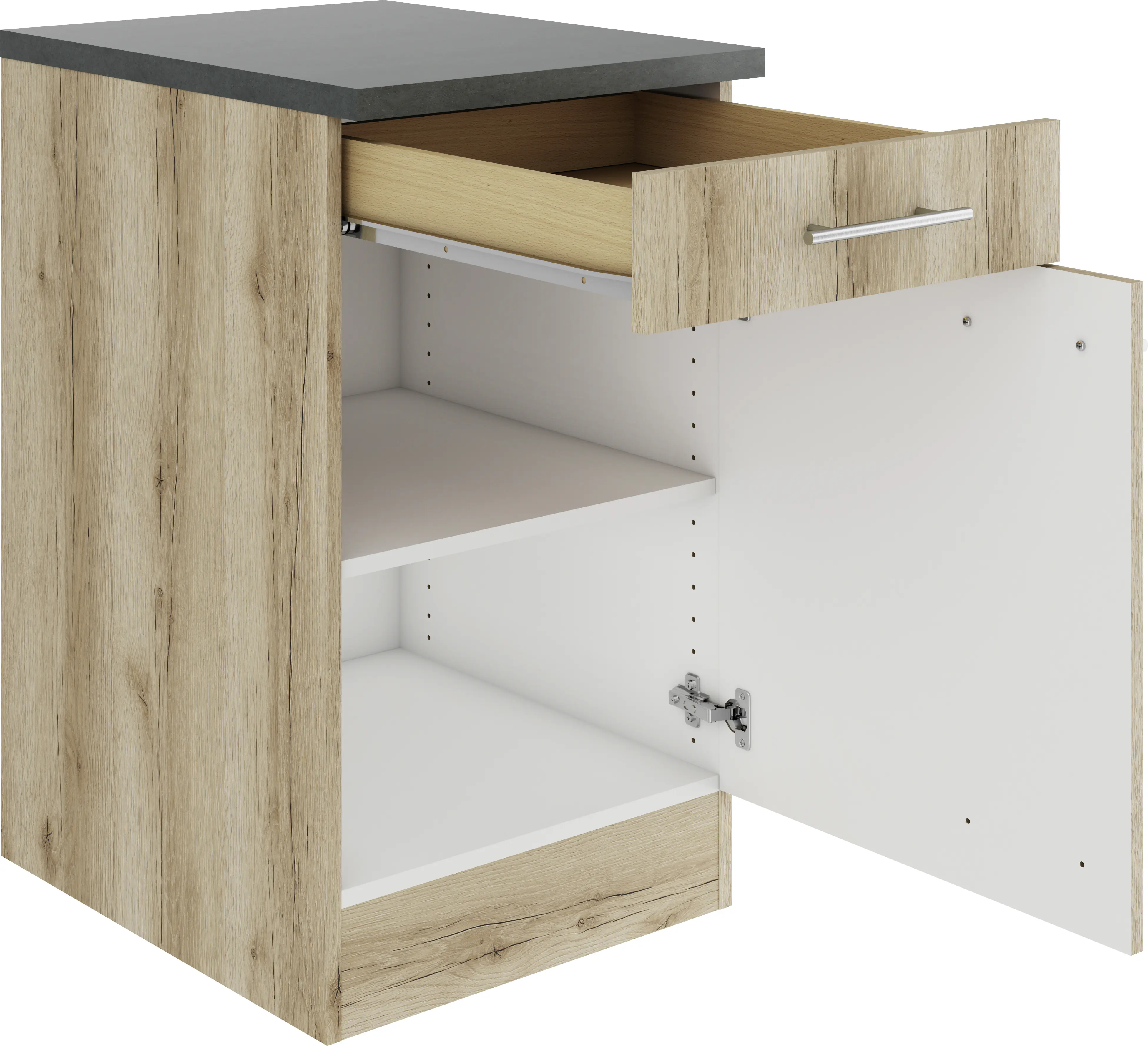 Optifit Unterschrank Livorno 290 eiche 50 cm