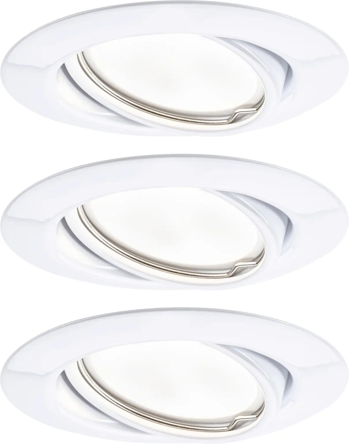 Paulmann LED Einbauleuchte Base 3er Basisset weiß Ø 9 cm GU10