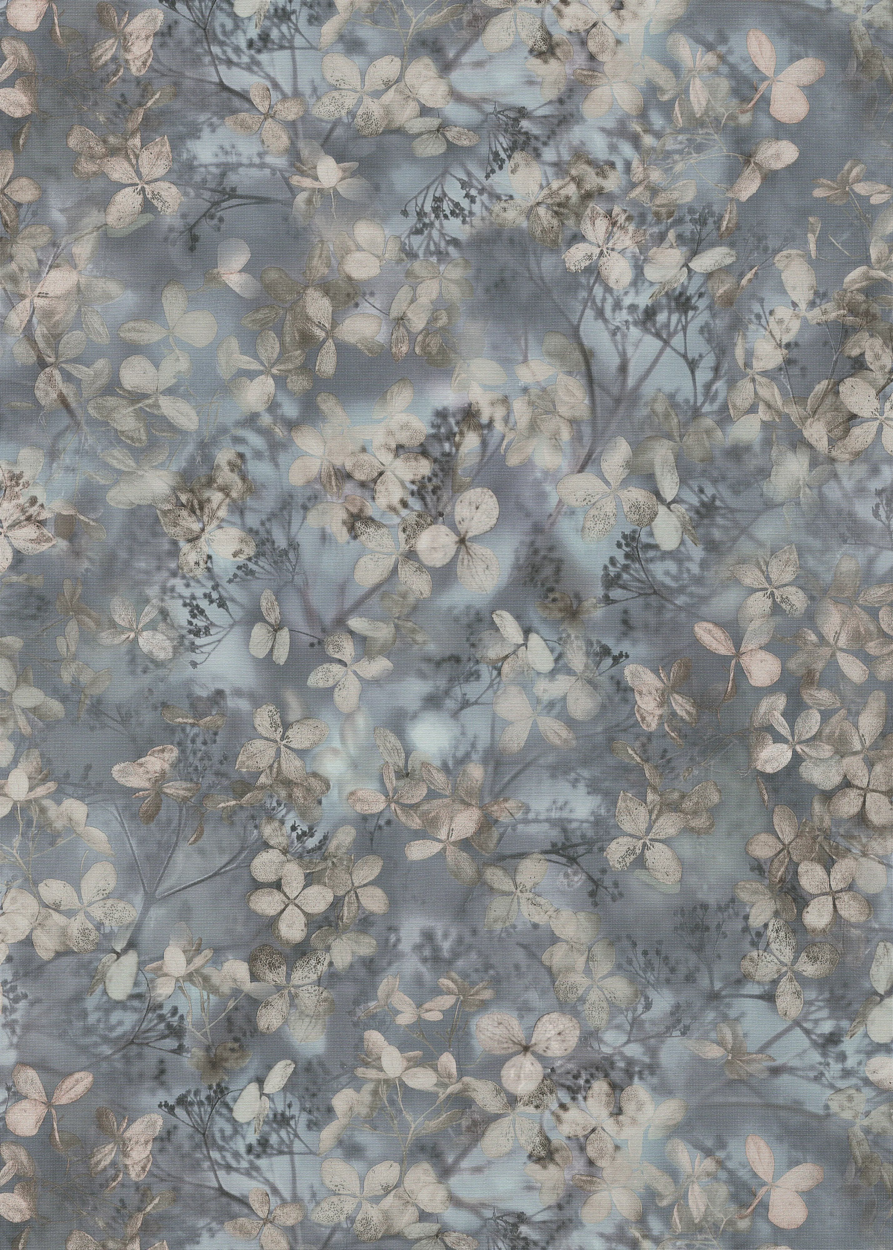 Erismann Vliestapete Floral Play of Light blau/grau 10,05 x 0,53 m