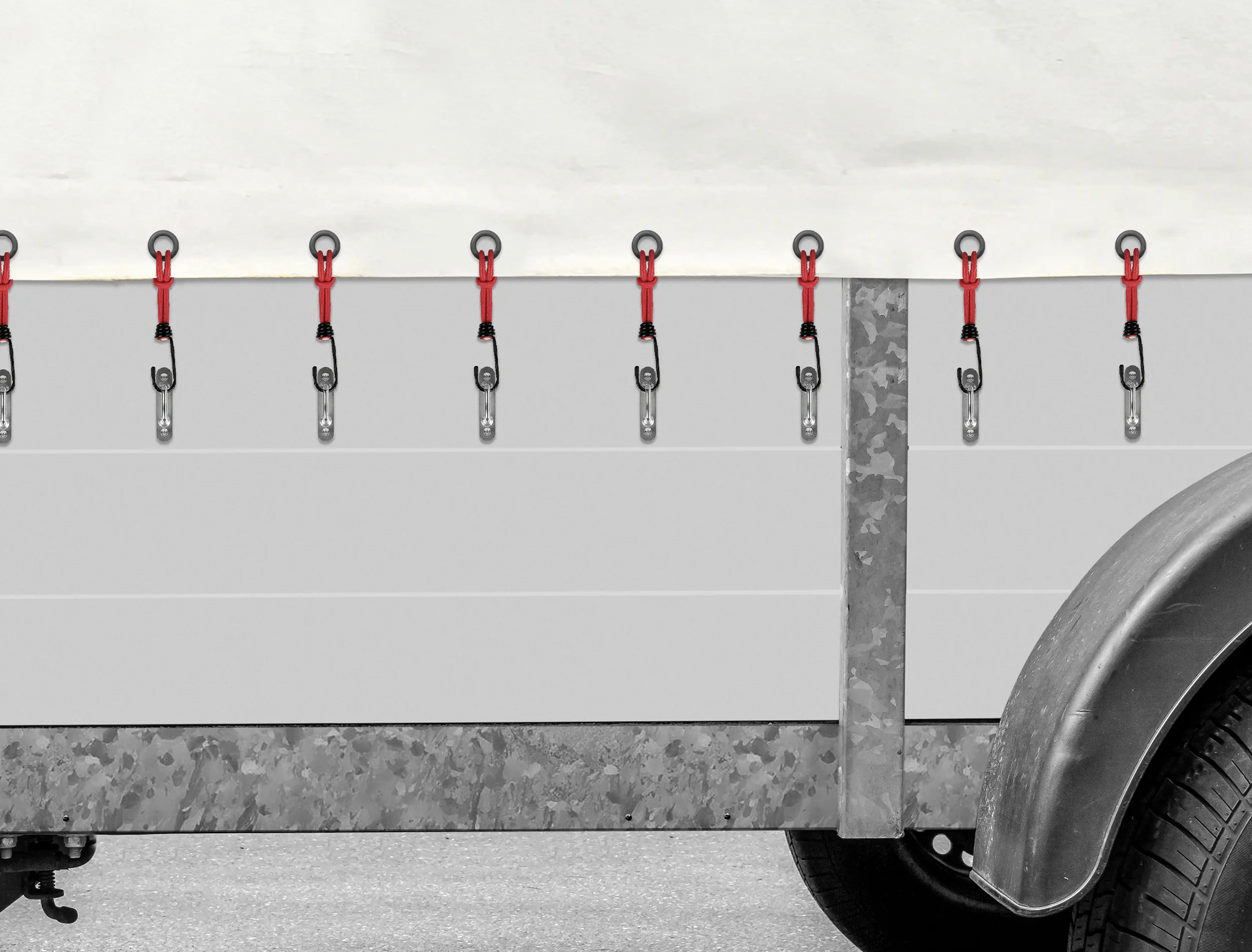 LAS Expanderhaken 100 x 6 mm 6-tlg. rot