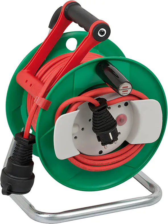 Brennenstuhl Garten-Kabeltrommel Außen 23+2m AT-NO5V3V3-F 3G1,5, rot