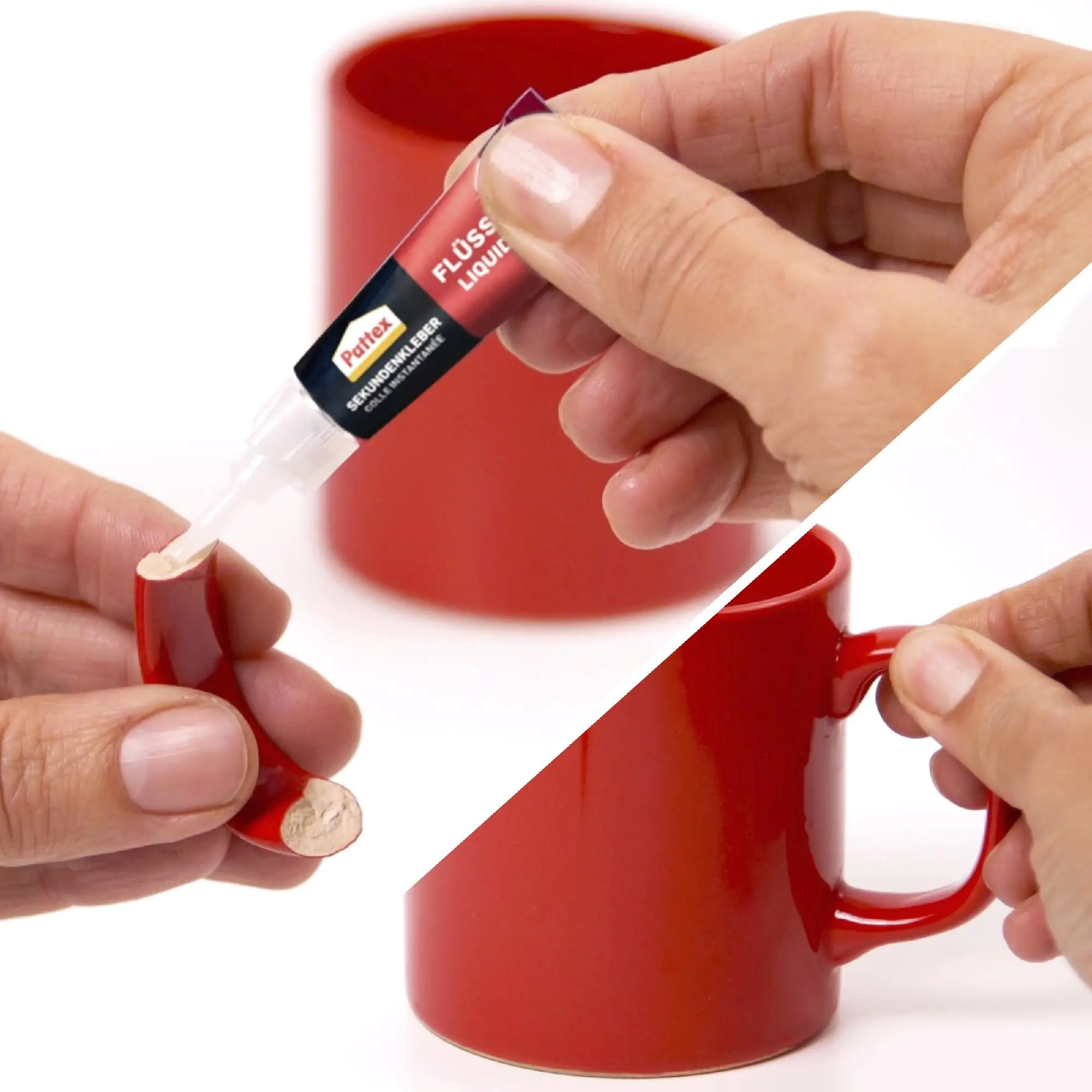 Pattex Sekundenkleber Flüssig 3 g Tube, trocknet transparent