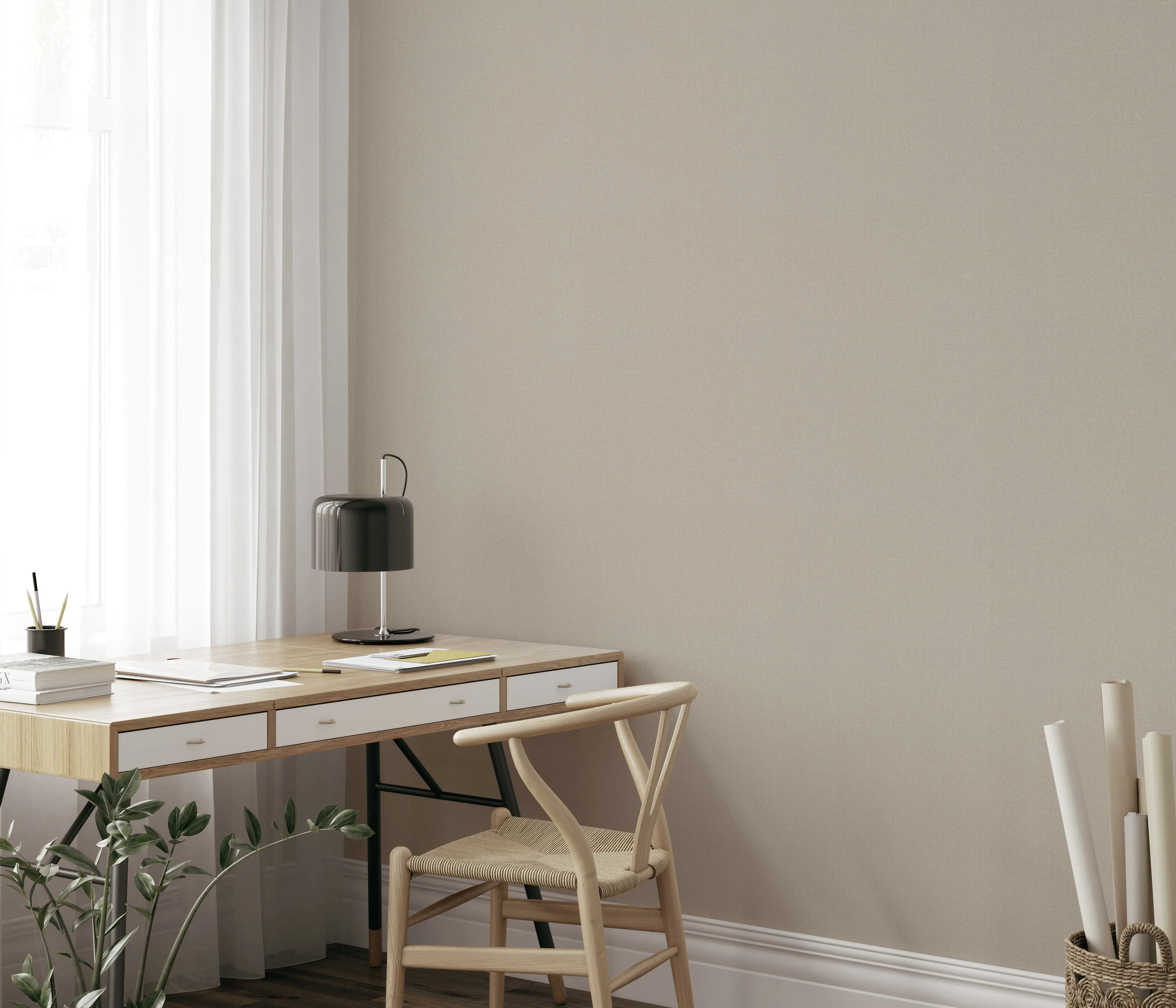 Erismann Vliestapete Uni beige 10,05 x 0,53 m Erismann Vliestapete Uni beige 10,05 x 0,53 m