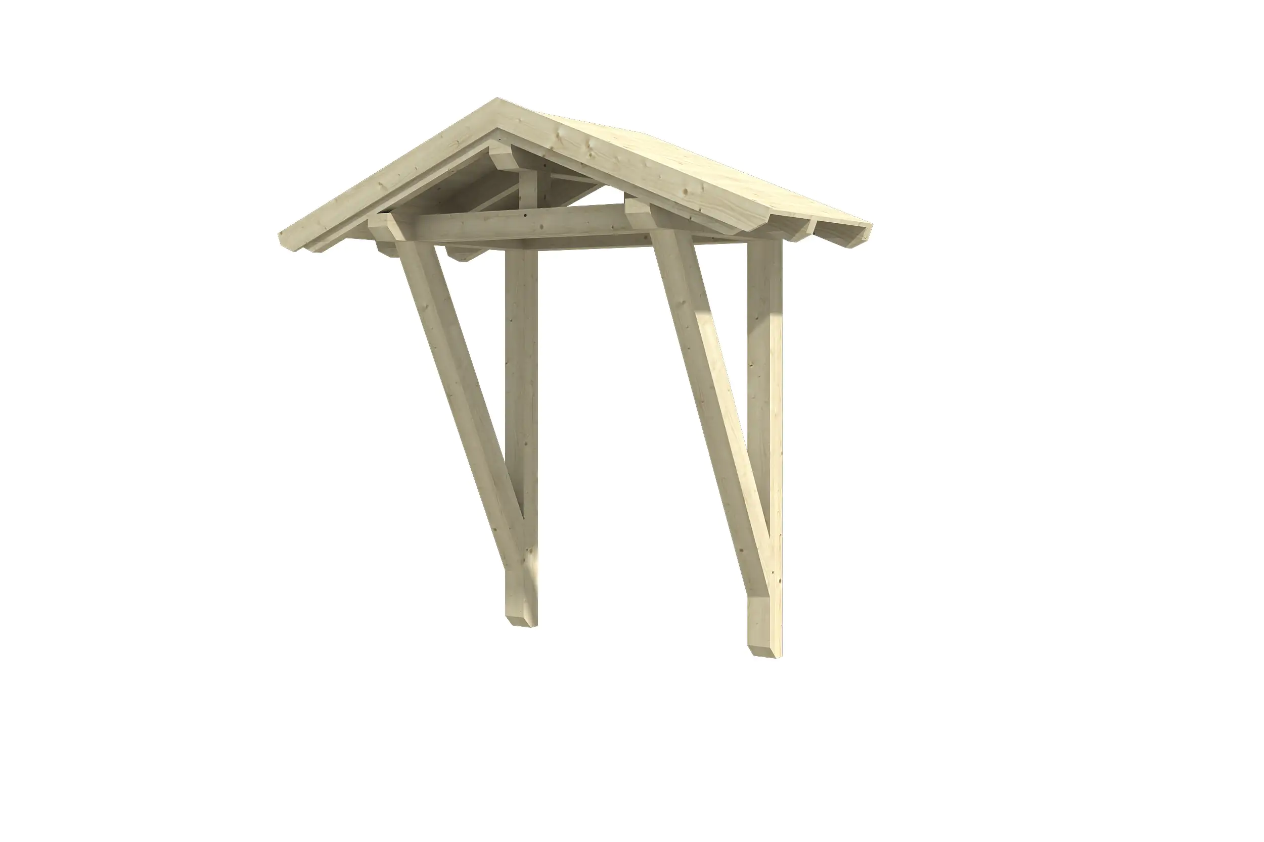 4018211206223 SKAN HOLZ Vordach Siegen Typ 2 247 x 116 cm, natur