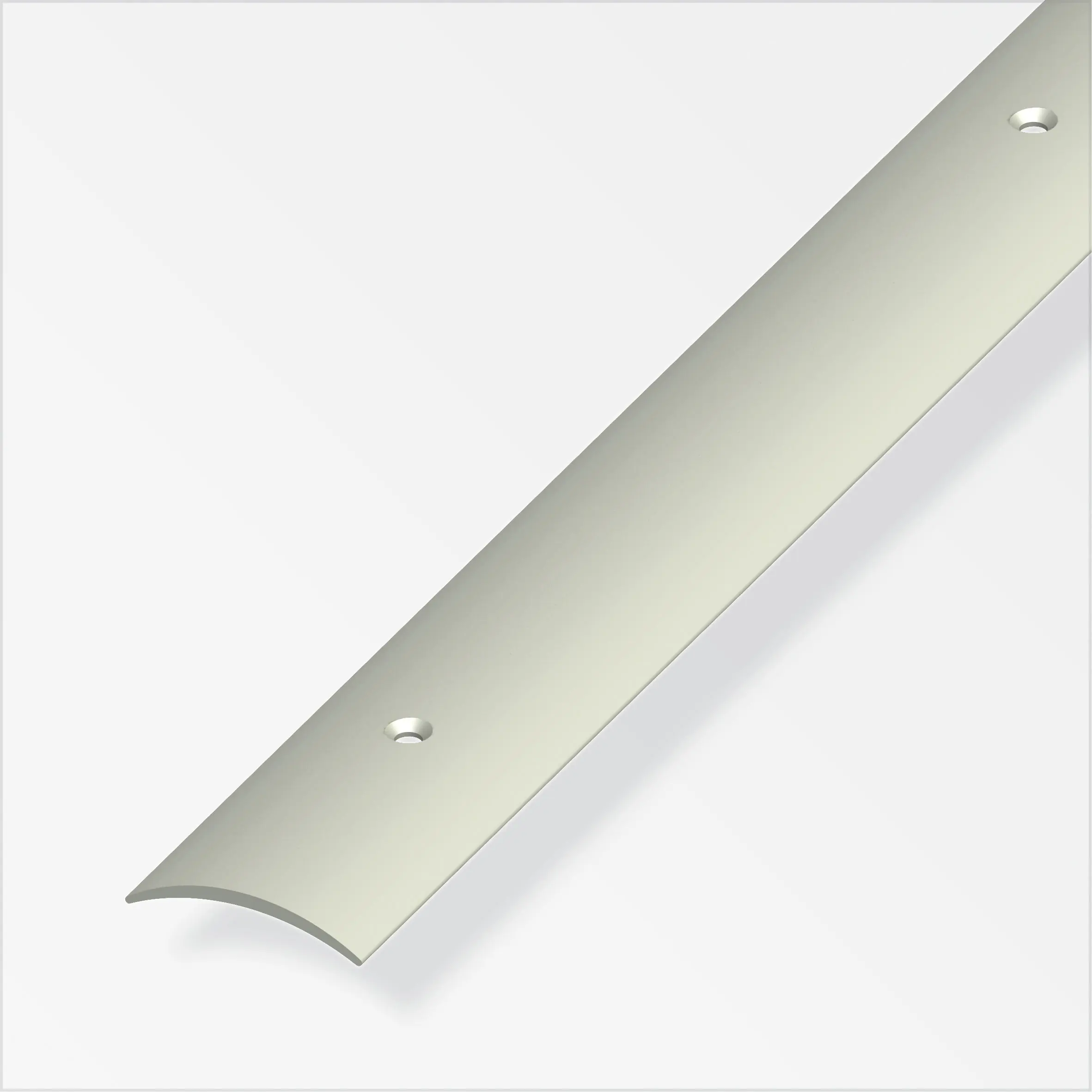 alfer Übergangsprofil 1 m, 30 x 5 mm PVC (Kunststoff) glatt graubeige