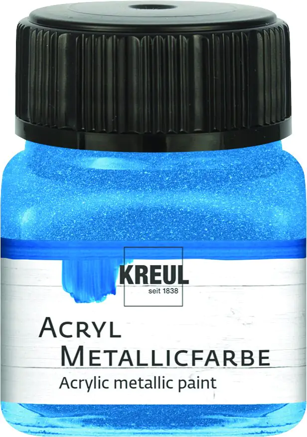 Kreul Acryl Metallicfarbe blau 20 ml Kreul Acryl Metallicfarbe blau 20 ml
