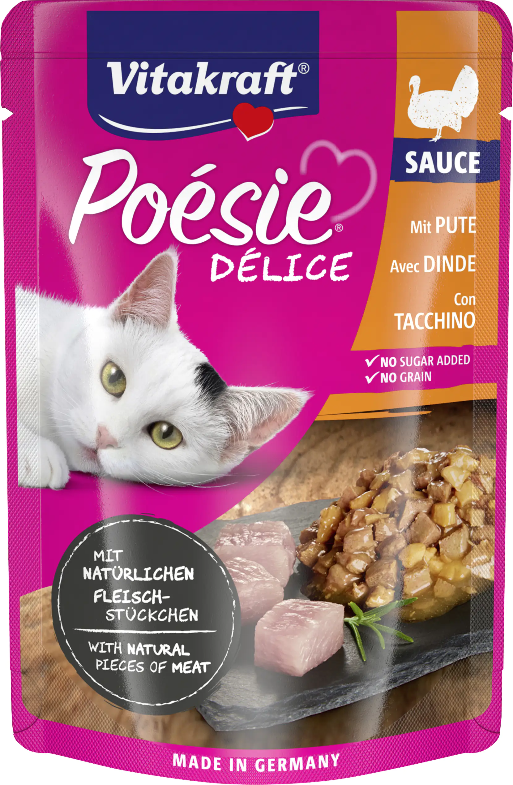 Vitakraft Poésie Katzenfutter Délice Sauce Pute 85 g Vitakraft Poésie Katzenfutter Délice Sauce Pute 85 g