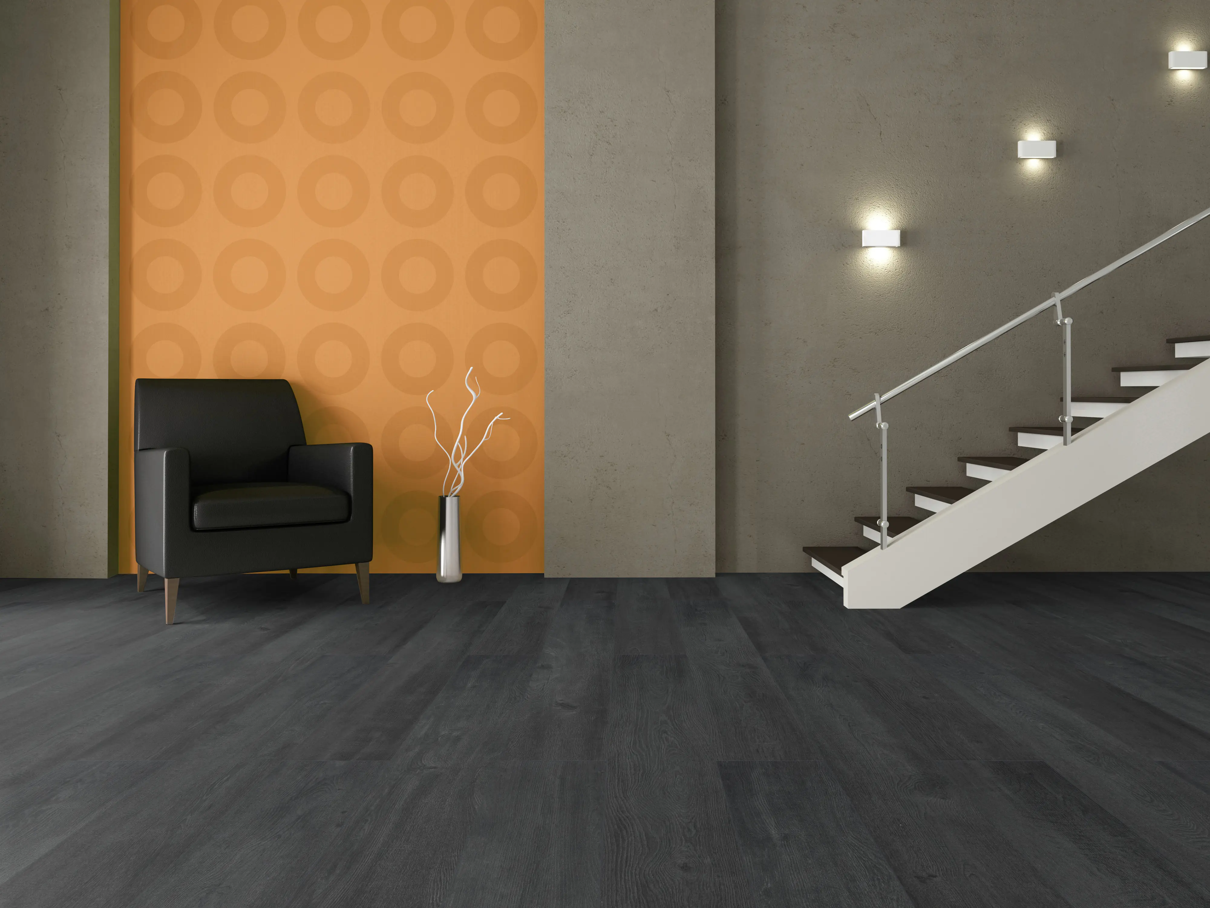Classen Laminat Megaloc Aquaprotect 128,5 x 19,2 cm 8 mm Oak black