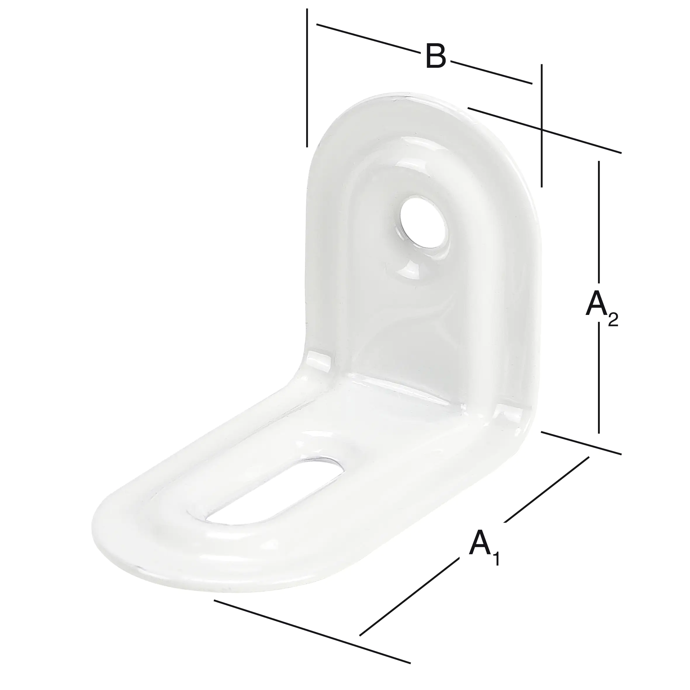 Vormann Verstellwinkel weiß 39/28 x 22 mm