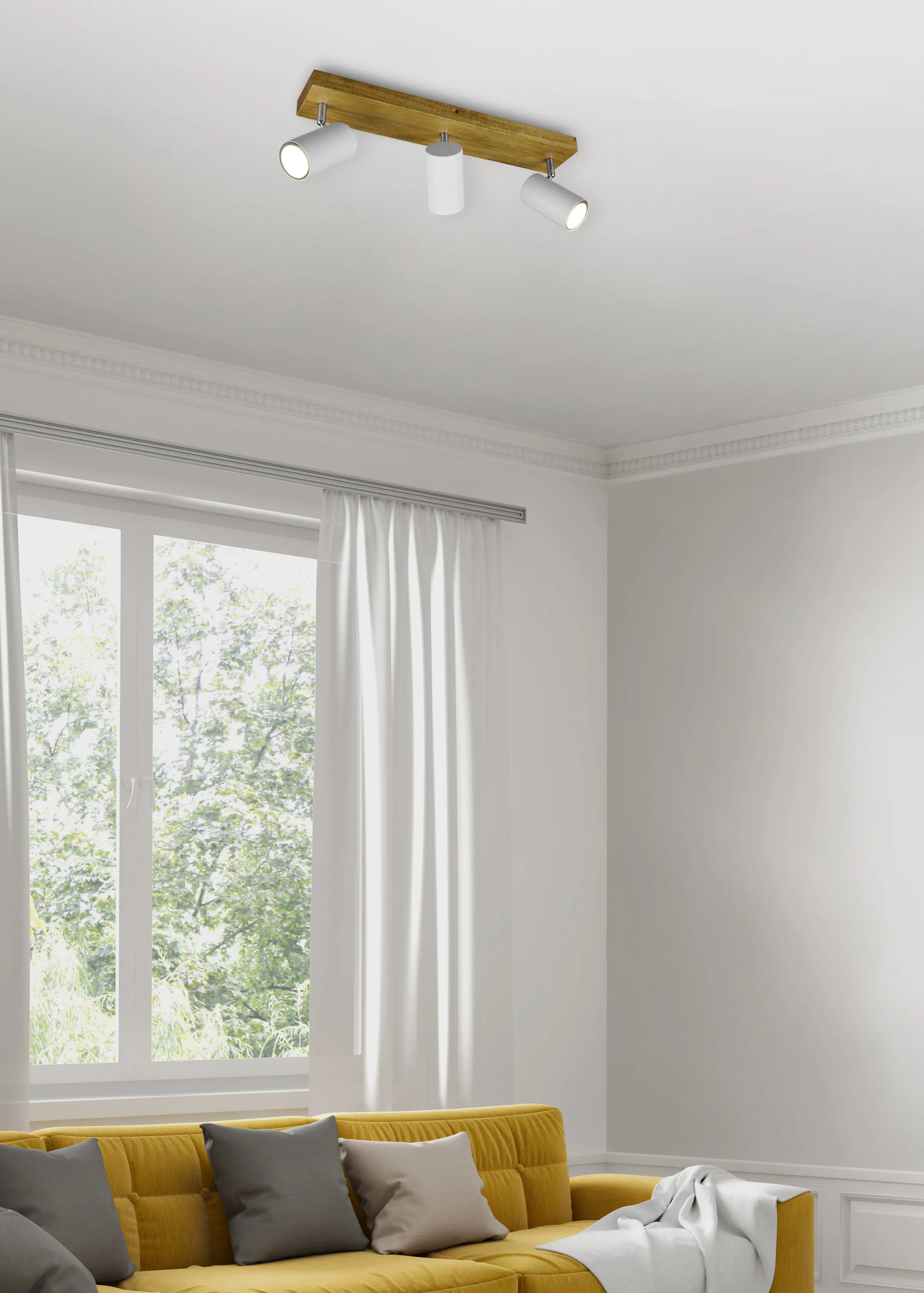 Trio Leuchte 3er Spot Marley weiß 