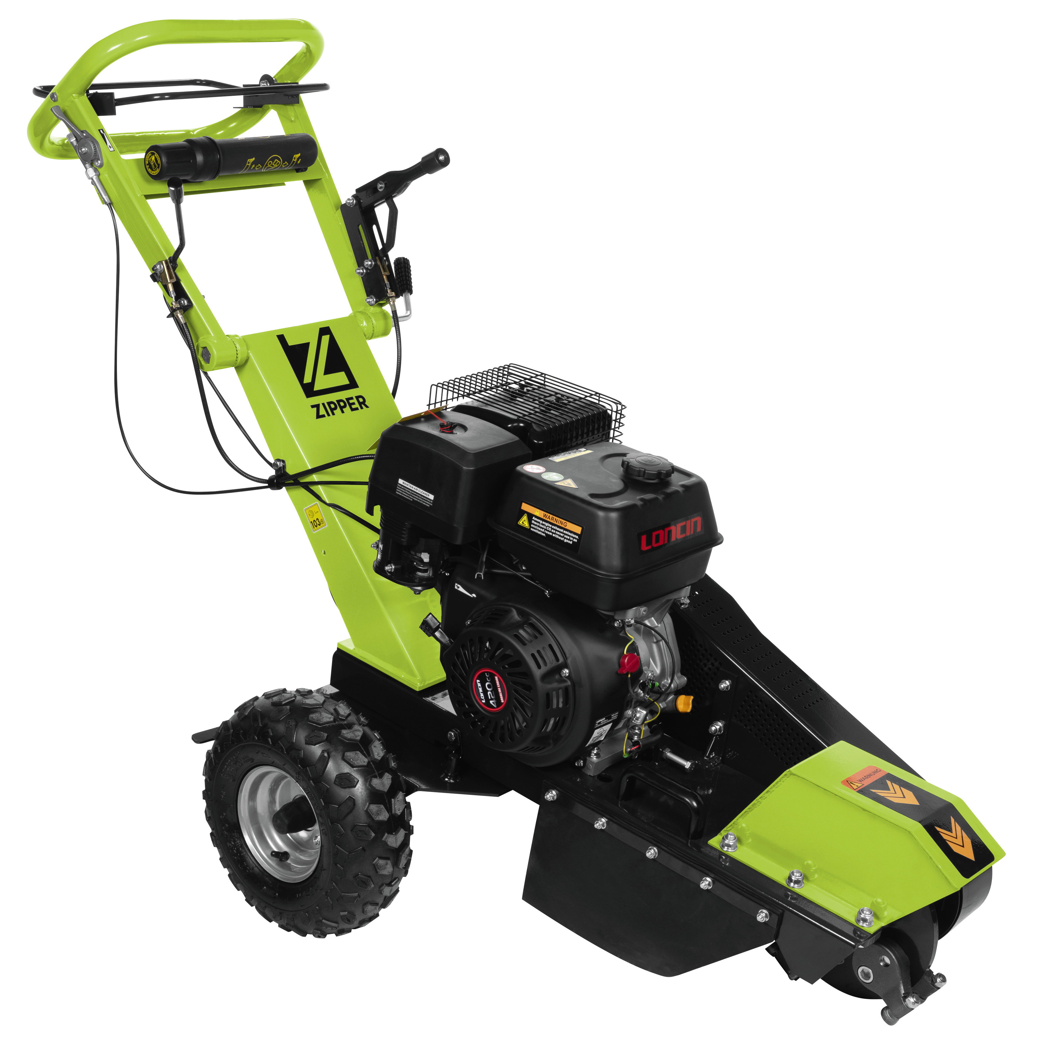 Zipper Baumstumpffräse ZI-BSF1500, Fräshöhe 600 mm, max. Neigung 15°