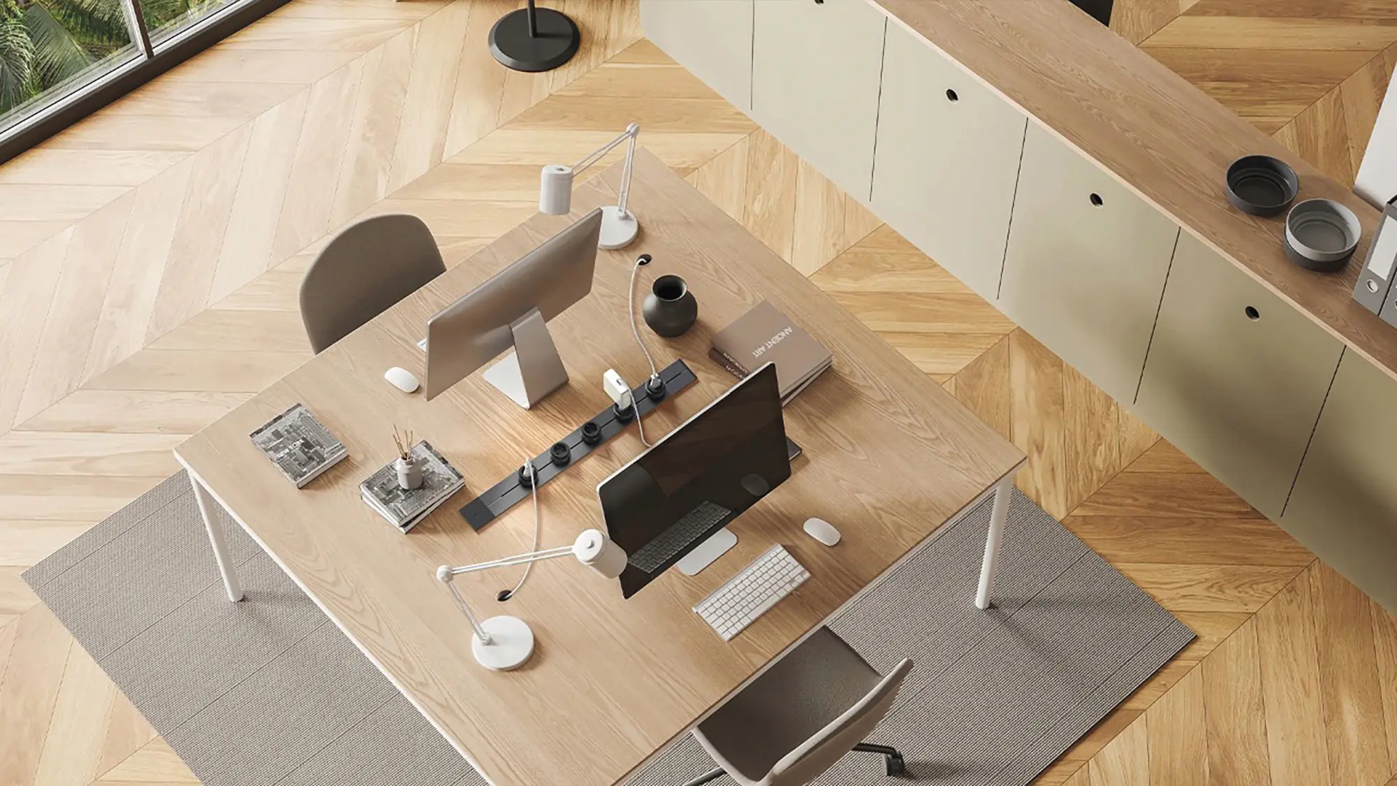 Schwaiger Modulare Stromleiste 75 cm max. 3680W schwarz