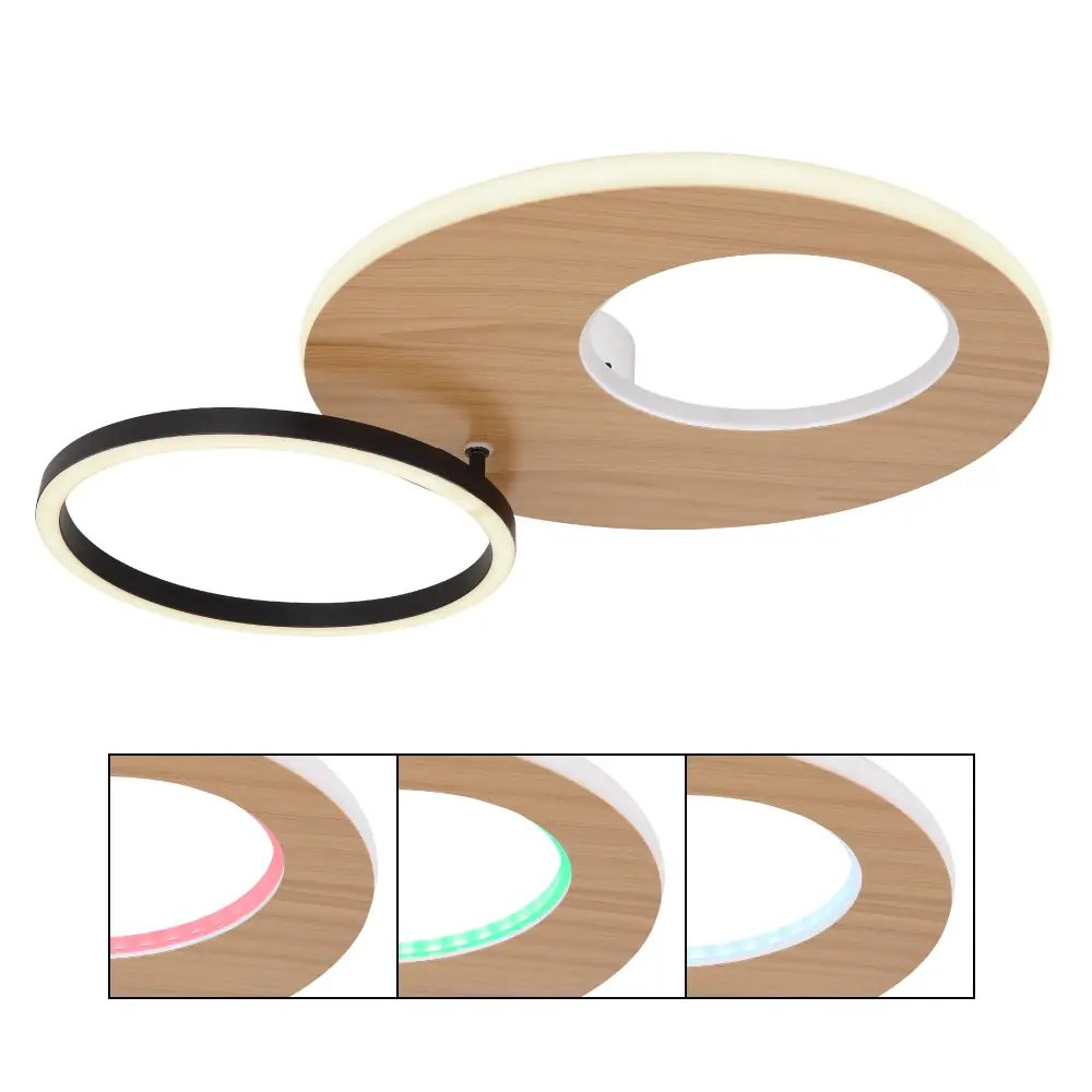 Globo LED-Deckenleuchte Forsi 61,2 x 40 cm 21 W 1000 lm CCT RGB