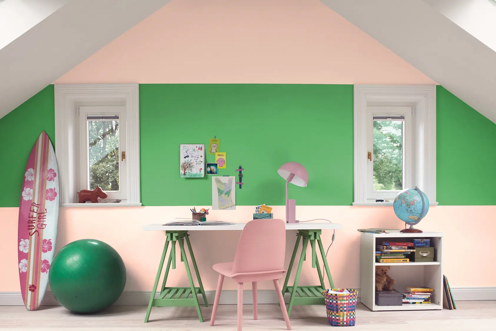 Alpina Farbenfreunde Wandfarbe Nr. 08 froschgrün 2,5 L matt