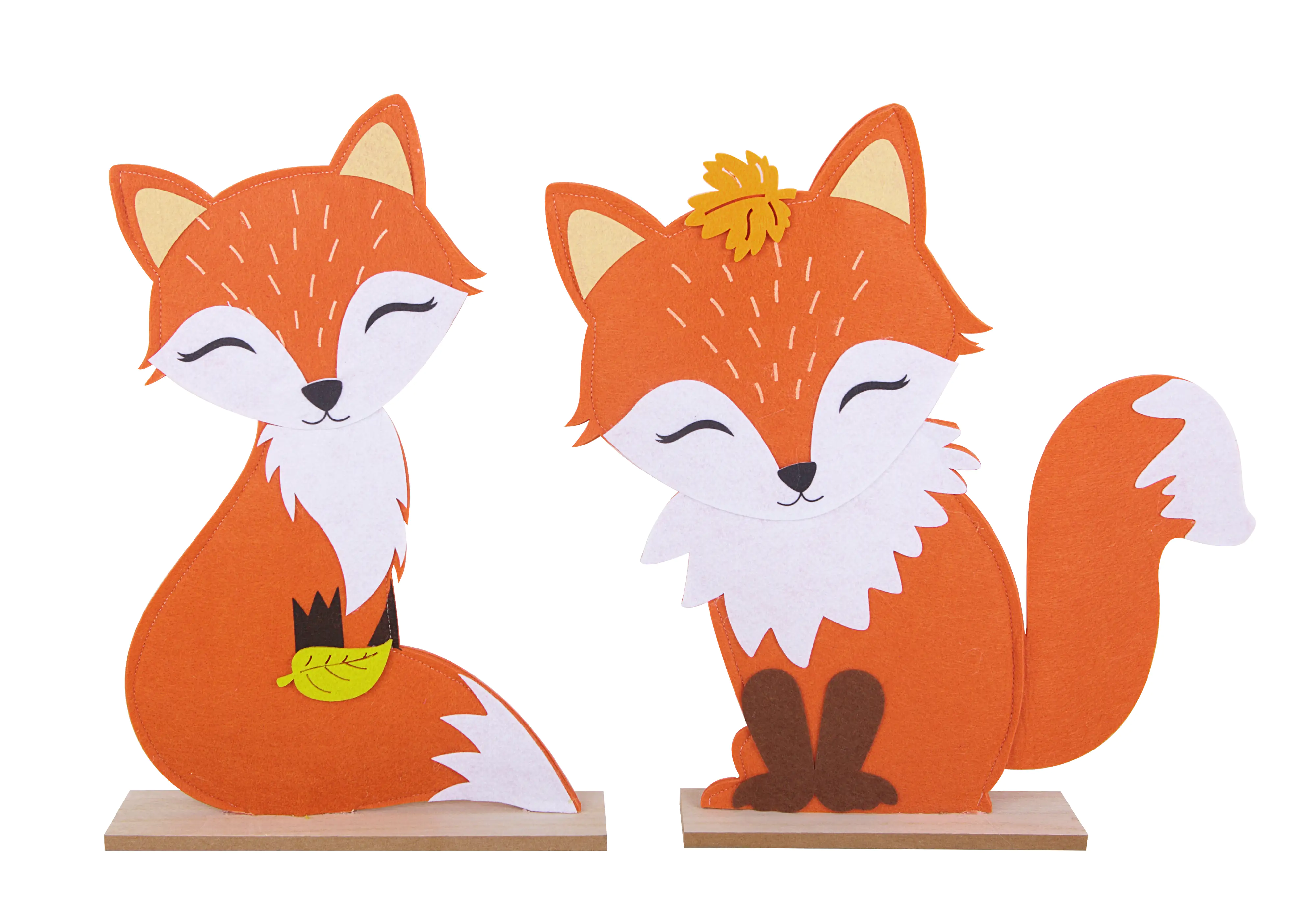 TrendLine Dekoaufsteller Fuchs 40 x 40 cm orange