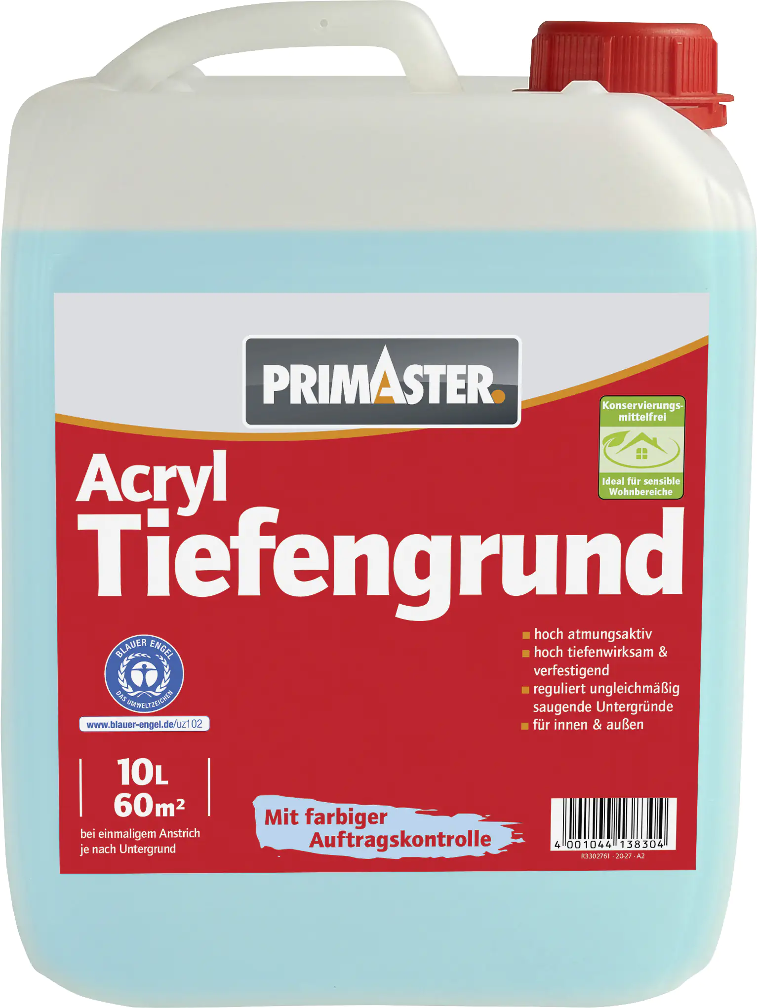 Primaster Acryl Tiefengrund konservierungsmittelfrei 10 L