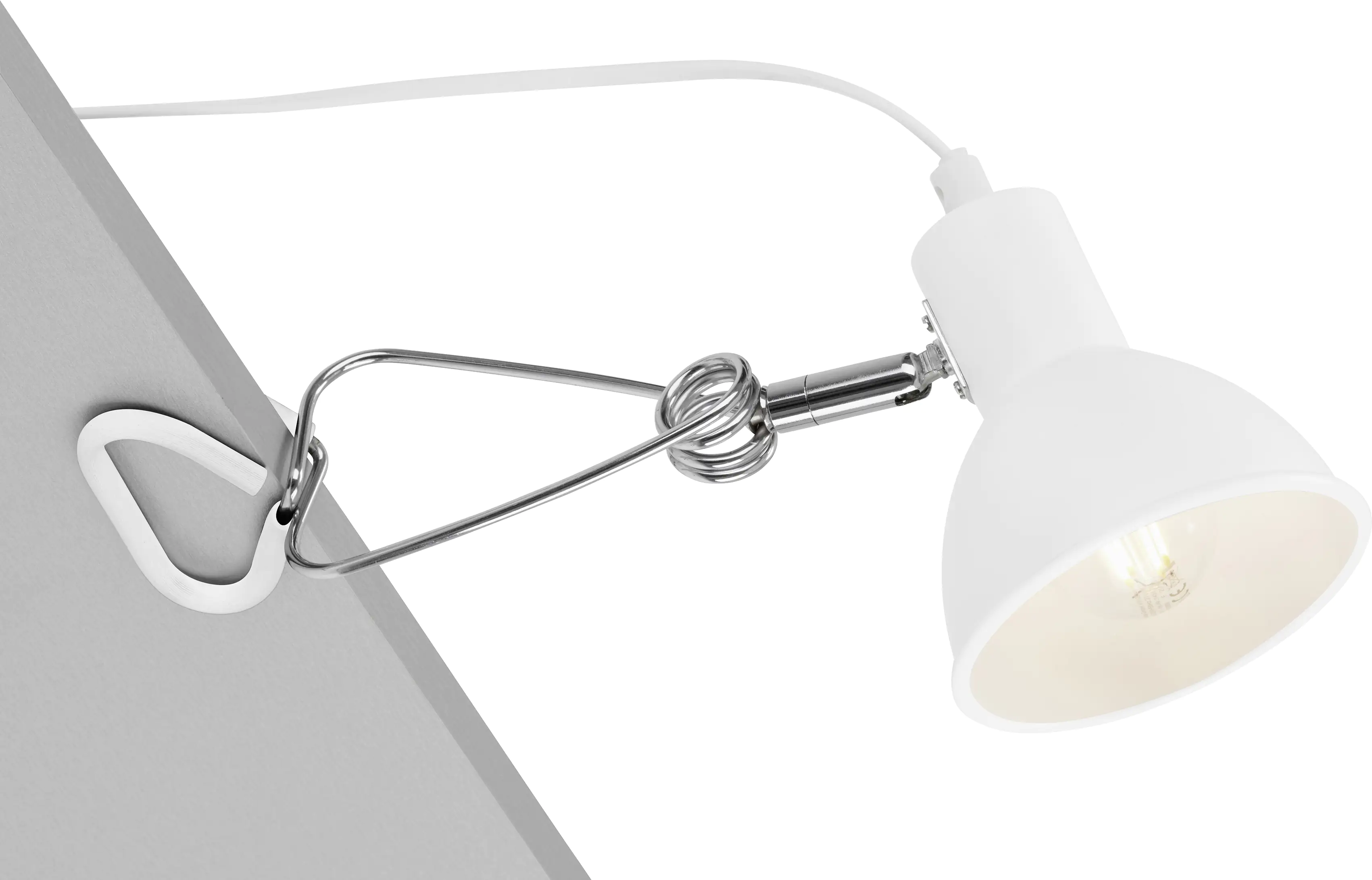 Briloner Klemmleuchte Fix weiß E14, max. 8 W