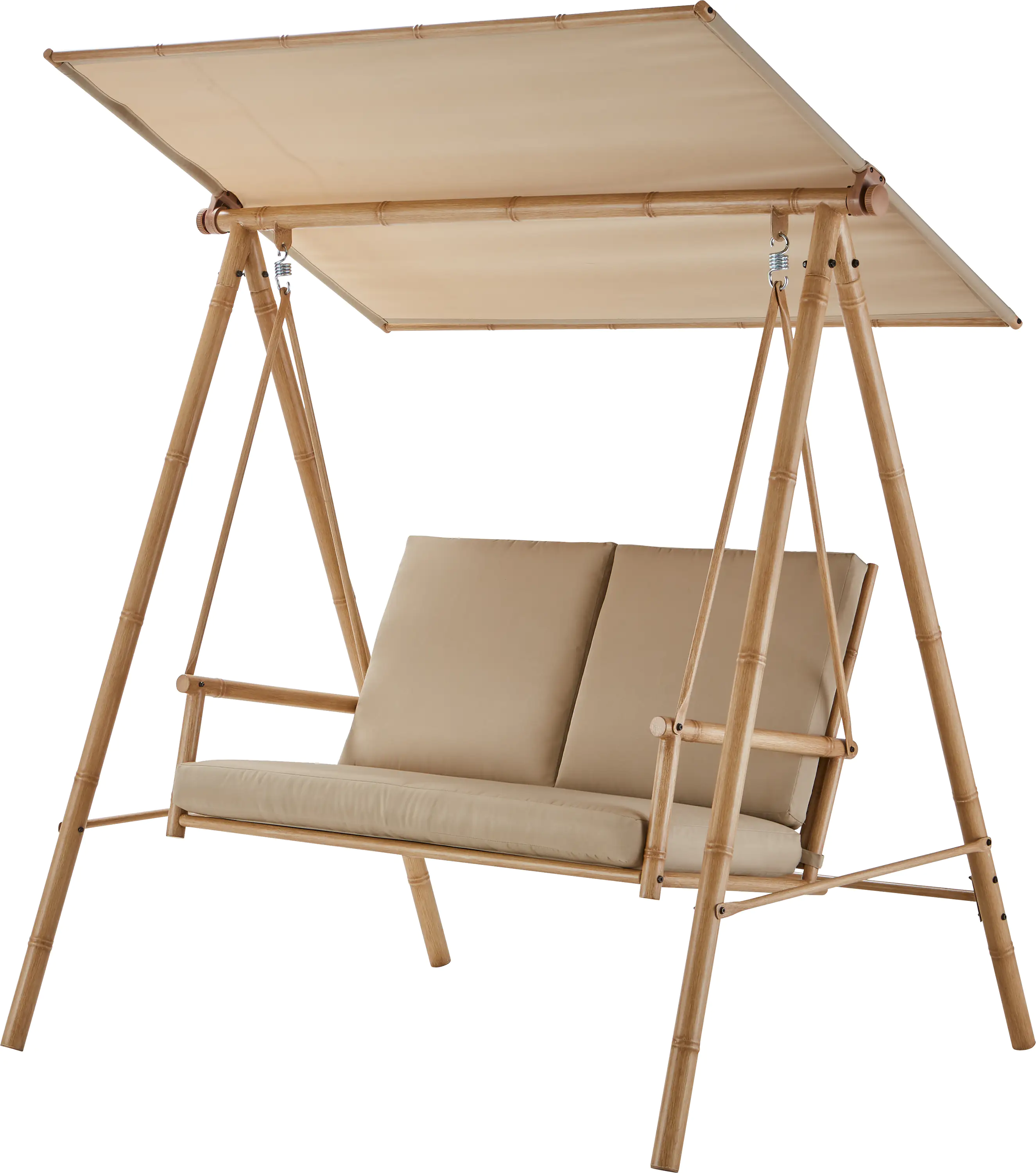 Primaster Hollywoodschaukel Bambus 1,63 x 1,26 x 1,69 m