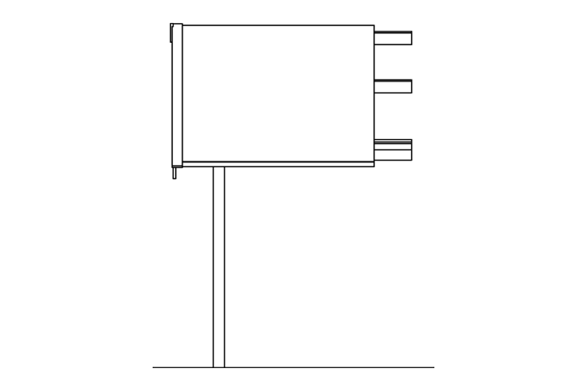 SKAN HOLZ Vordach Toronto 212x420cm, 70plus