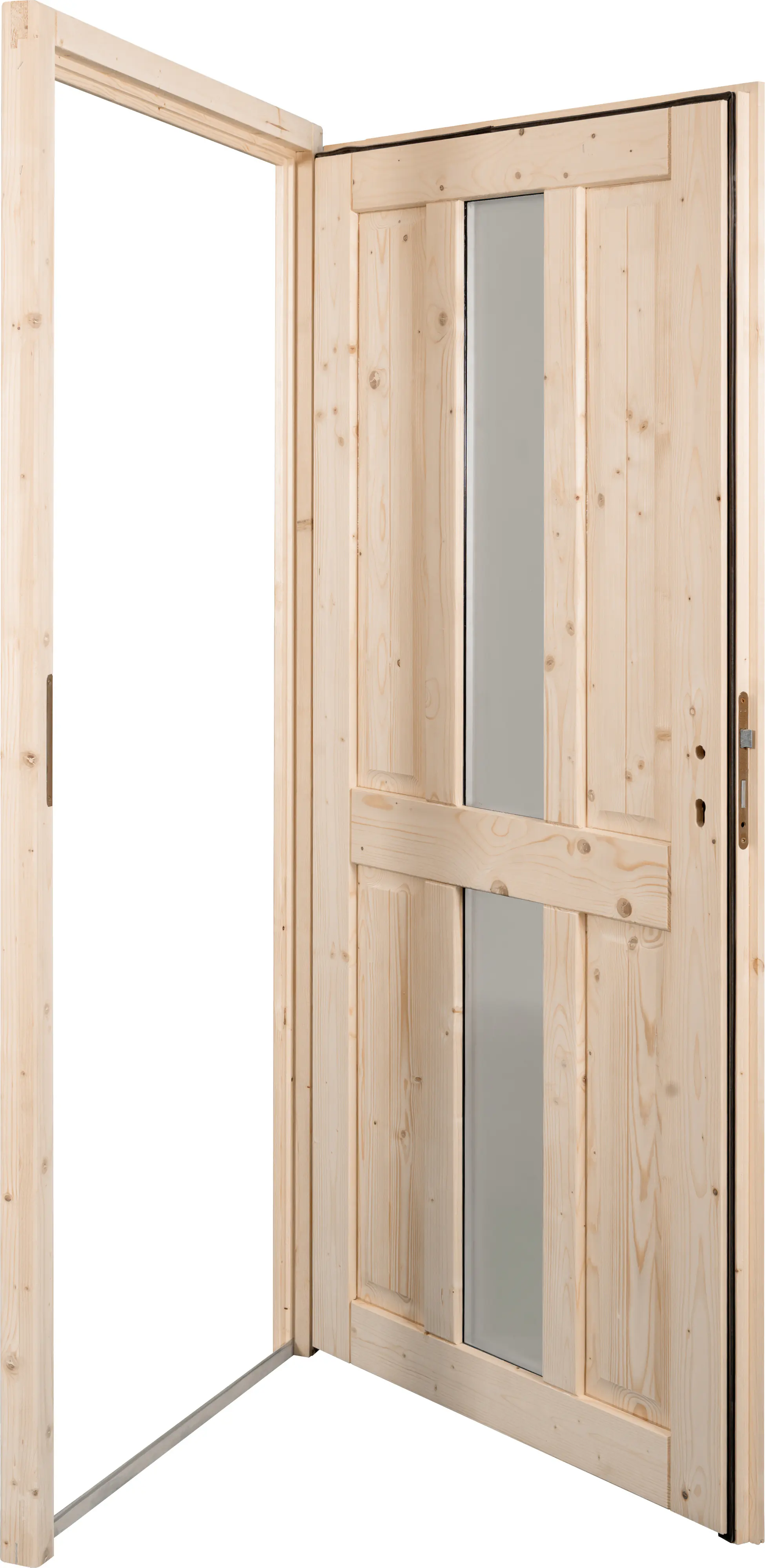 Panto Nebeneingangstür Holz 506 98 x 198 cm DIN links