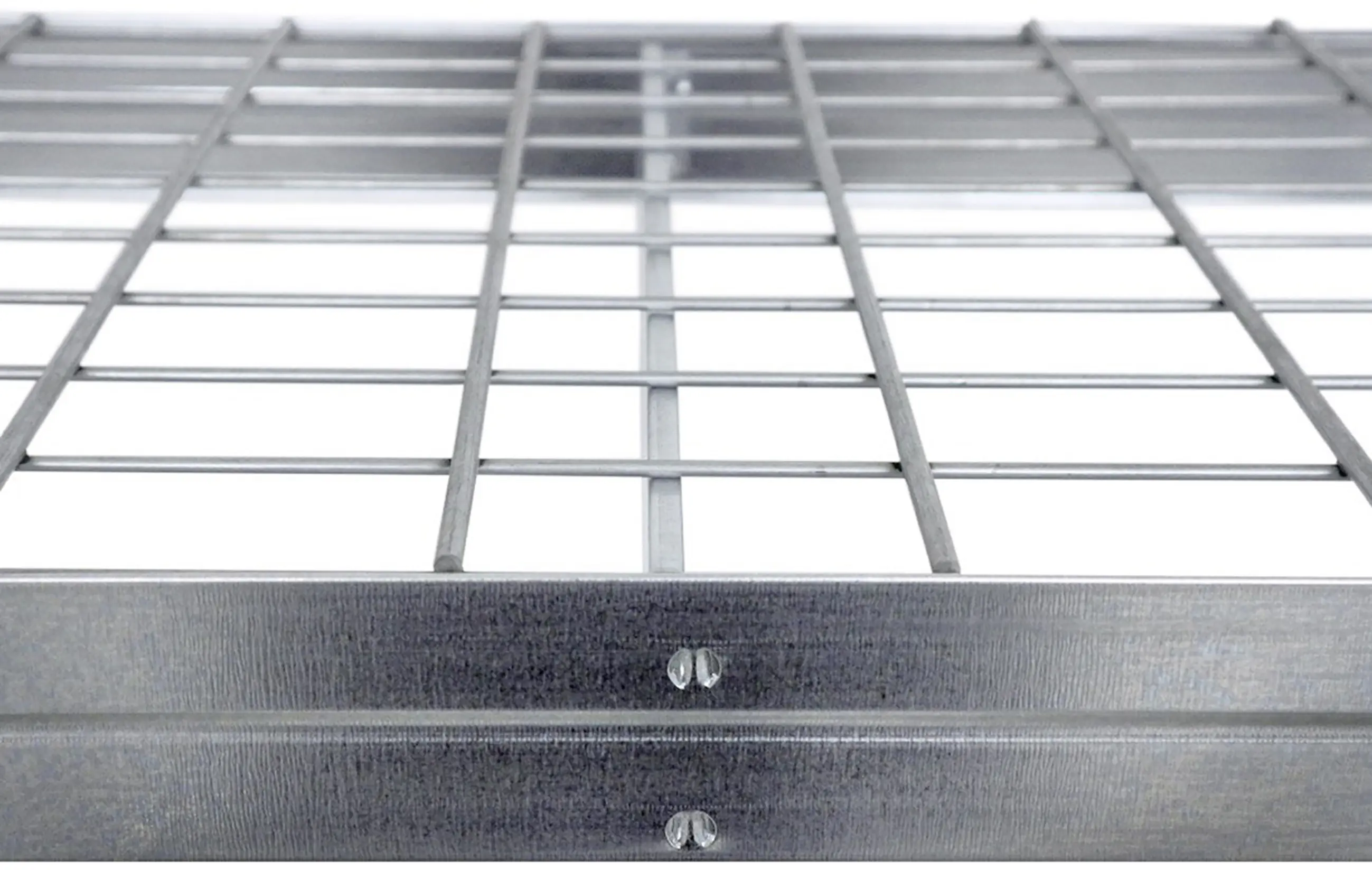 Ar Shelving Schwerlastregal Rivet Wire verzinkt 180 x 180 cm 4 Stahlgitterböden 1600 kg