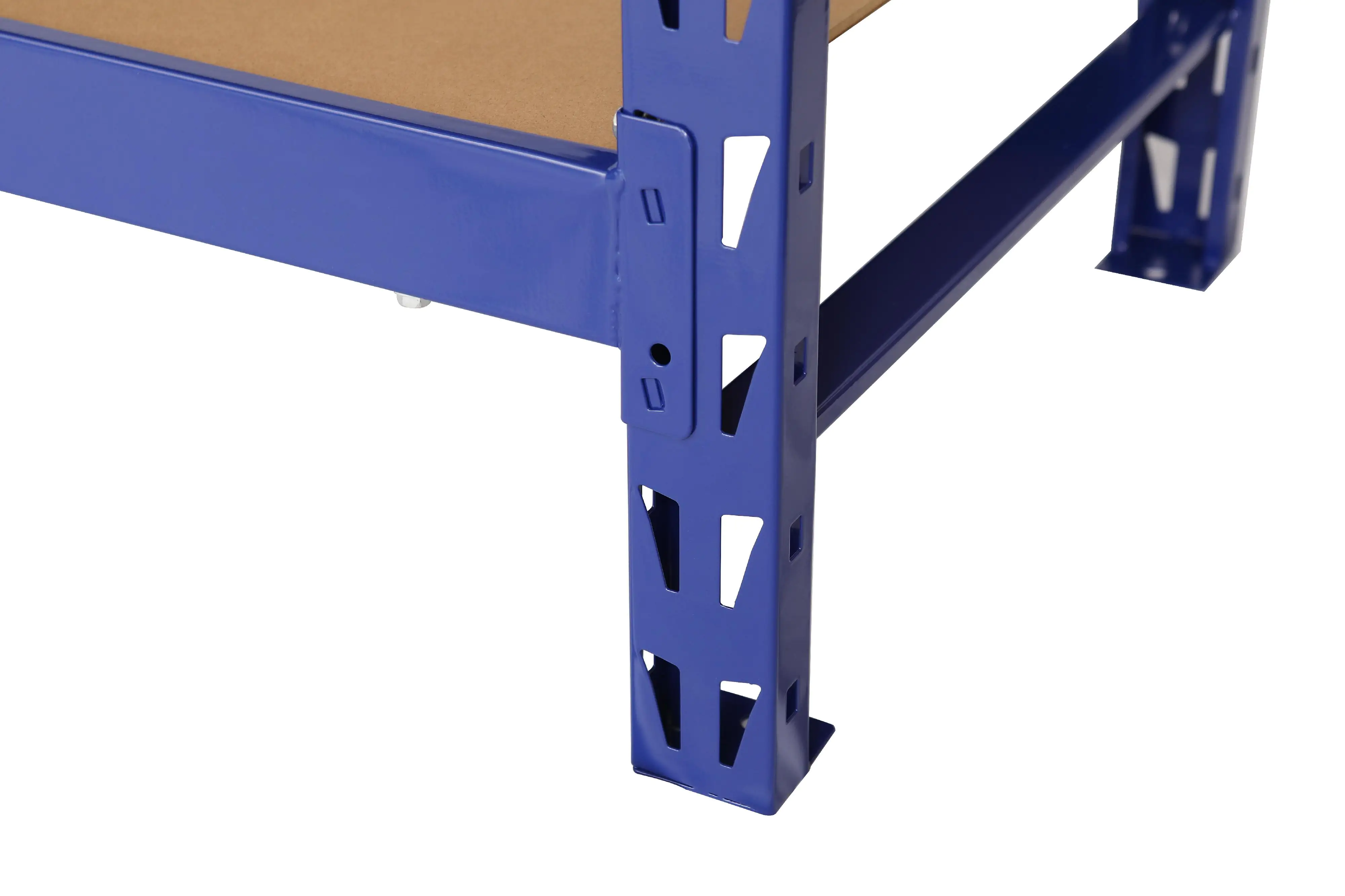 Primaster Metallsteckregal 200 x 200 x 60 cm 4 Holzböden 3200 kg