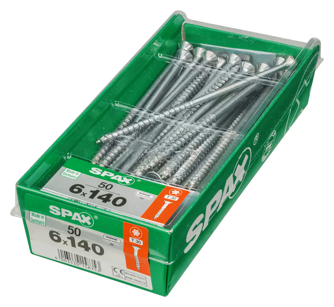 Spax Universalschrauben 6.0 x 140 mm TX 30 - 50 Stk.