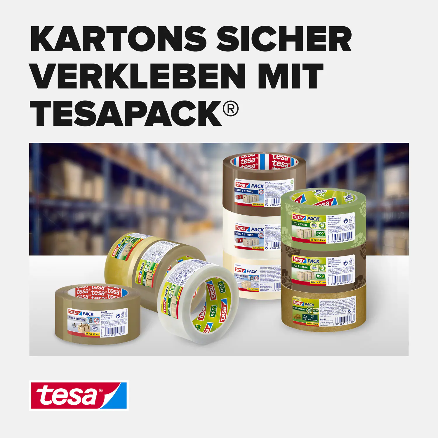 tesa Pack Extreme 50 m x 50 mm, braun
