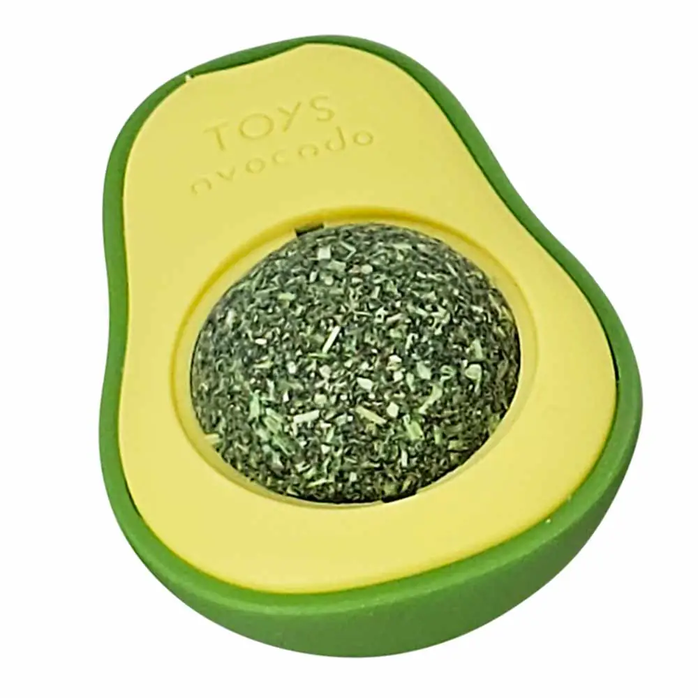 Nobby Katzenspielzeug Leckstein Catnipball "Avocado"