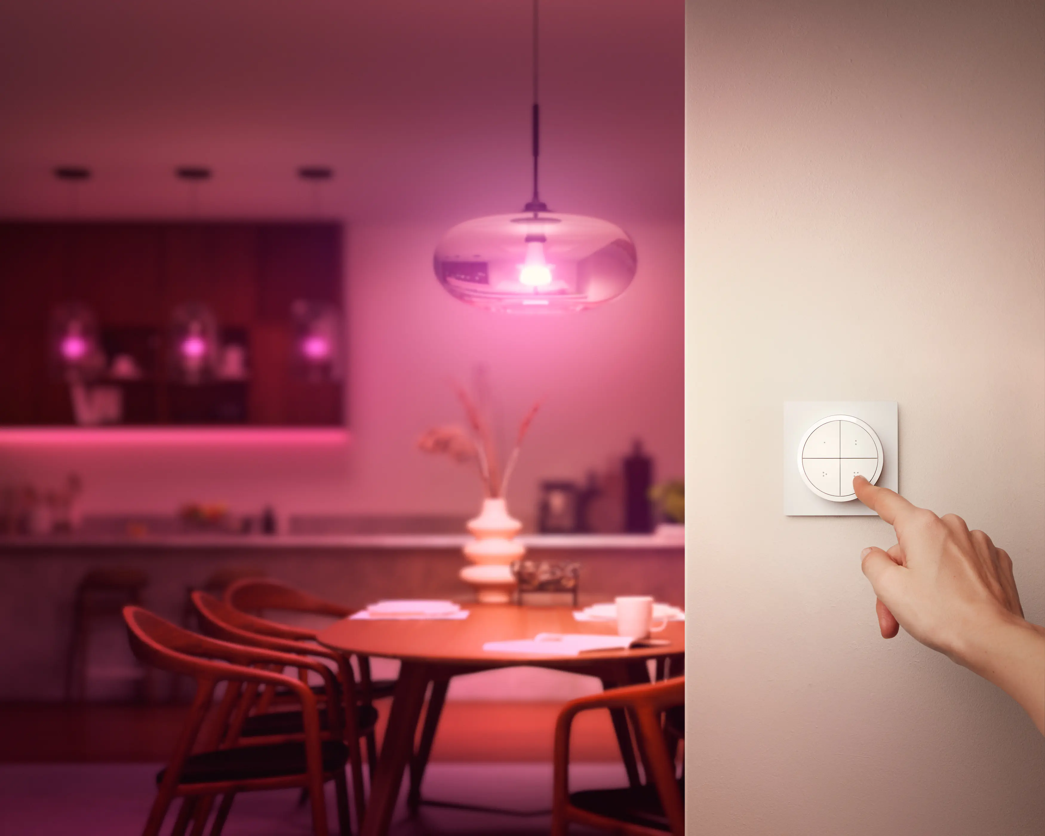 Philips Hue Fernbedienung Tap Dial Schalter weiß