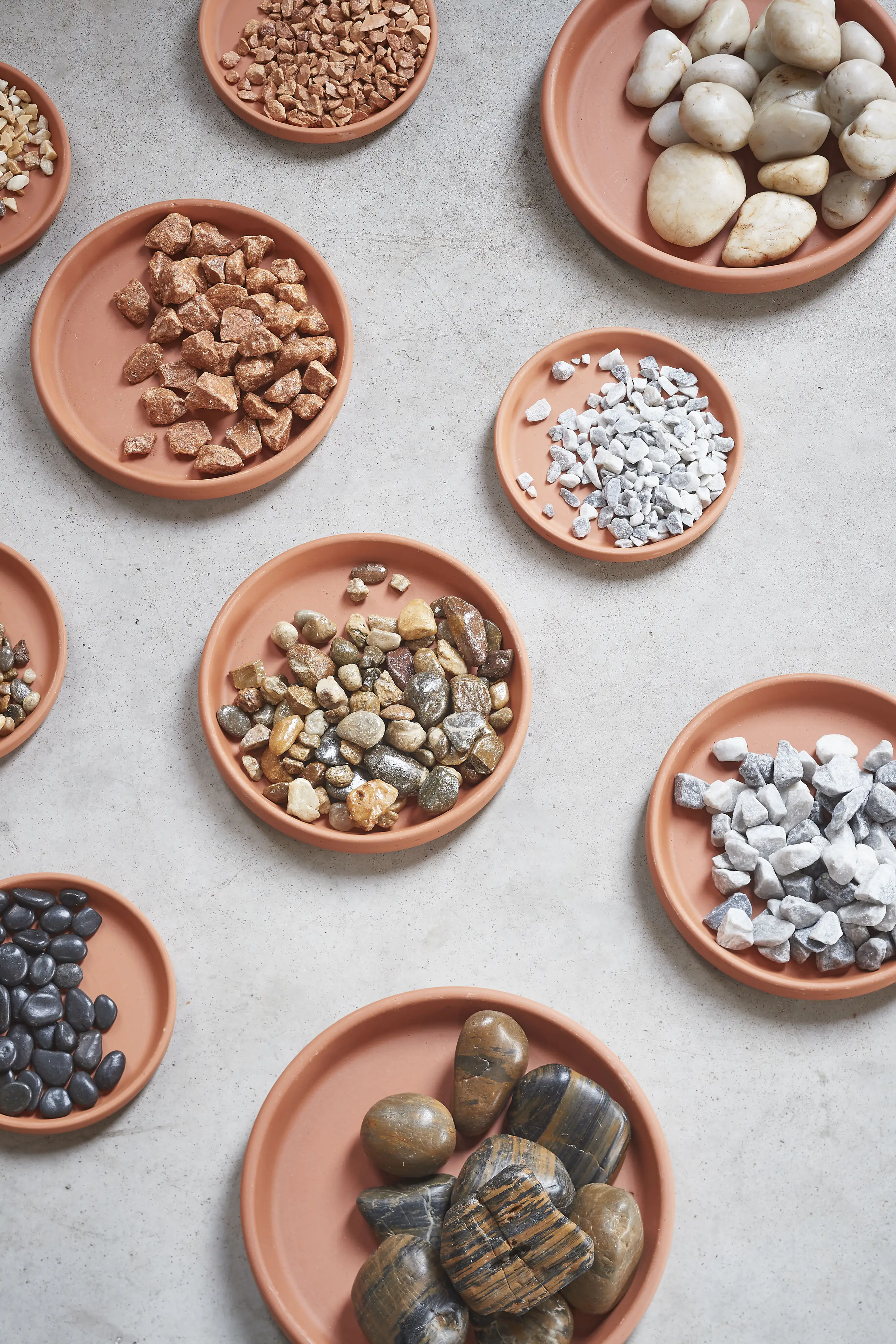 Mica Deko Steine braun 650 ml