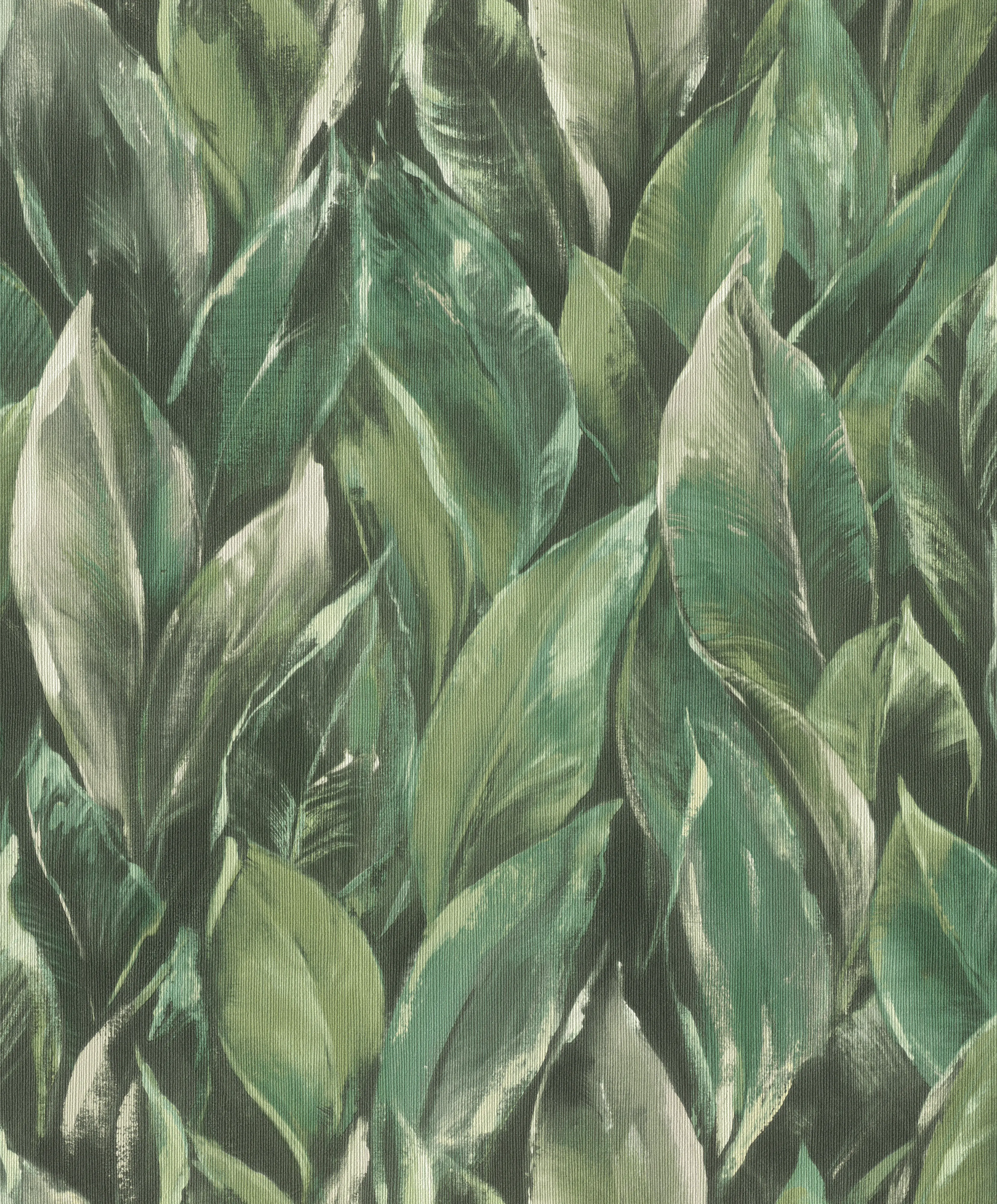 Rasch Vliestapete 537345 Grün-Dunkelgrün Muster & Motive 10,05 m x 0,53 m