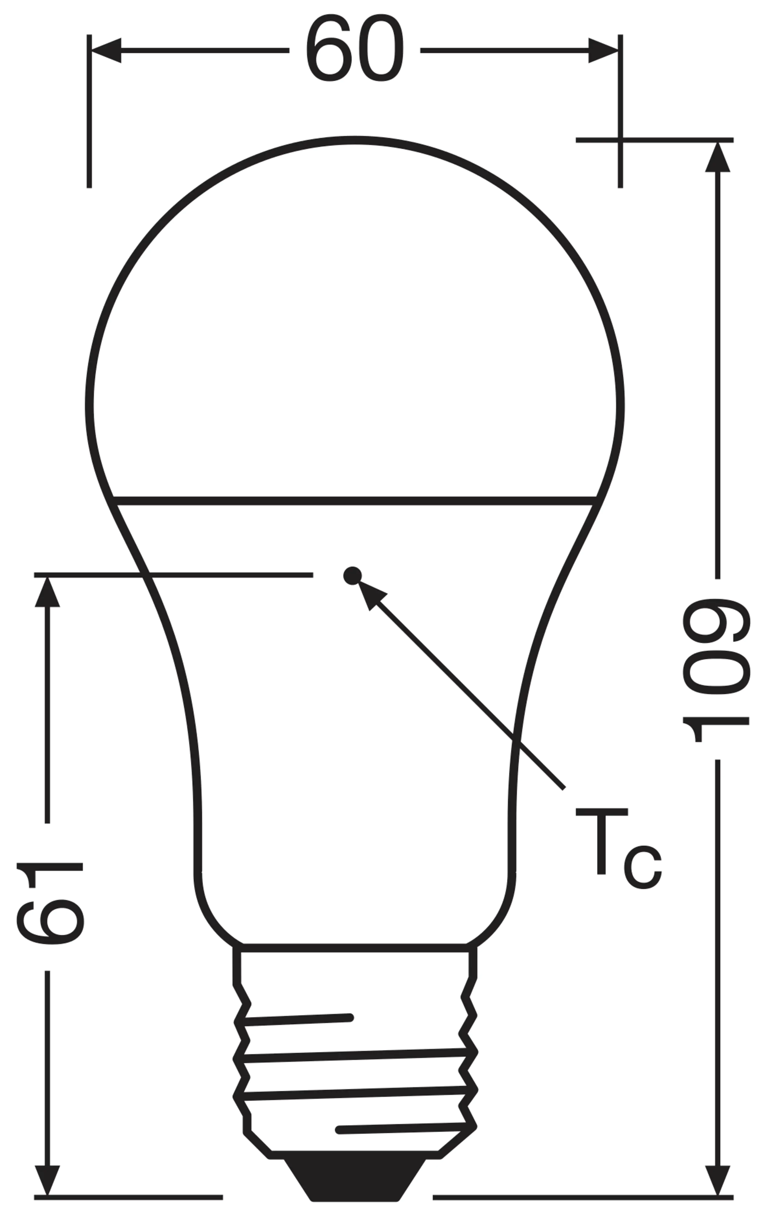 Bellalux LED Leuchtmittel Klassik A75 E27 10 W warmweiß weiß matt 3er Pack