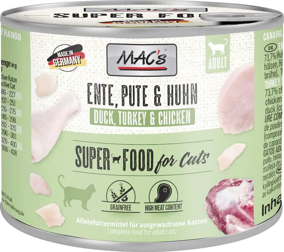 Macs Cat Ente Pute & Huhn 200 g