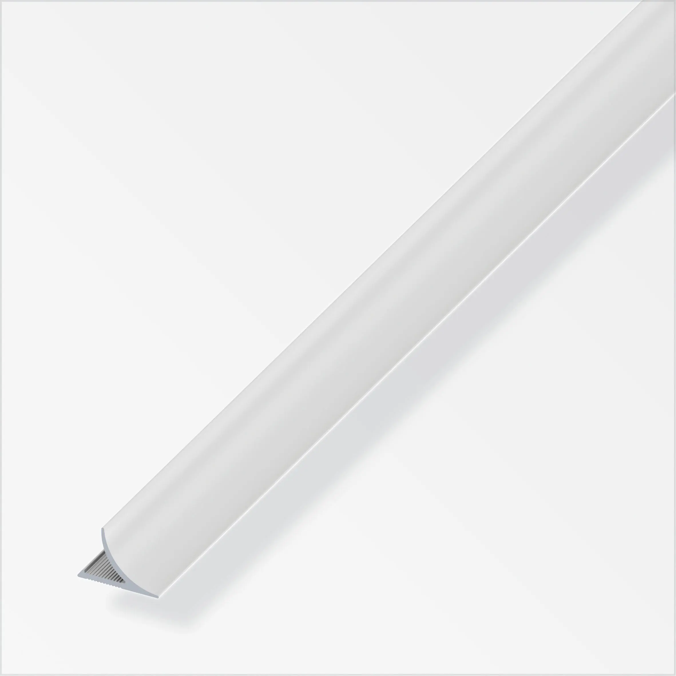 alfer Randfugeabdeckprofil 1 m, 12 x 17 mm Aluminium eloxiert silber