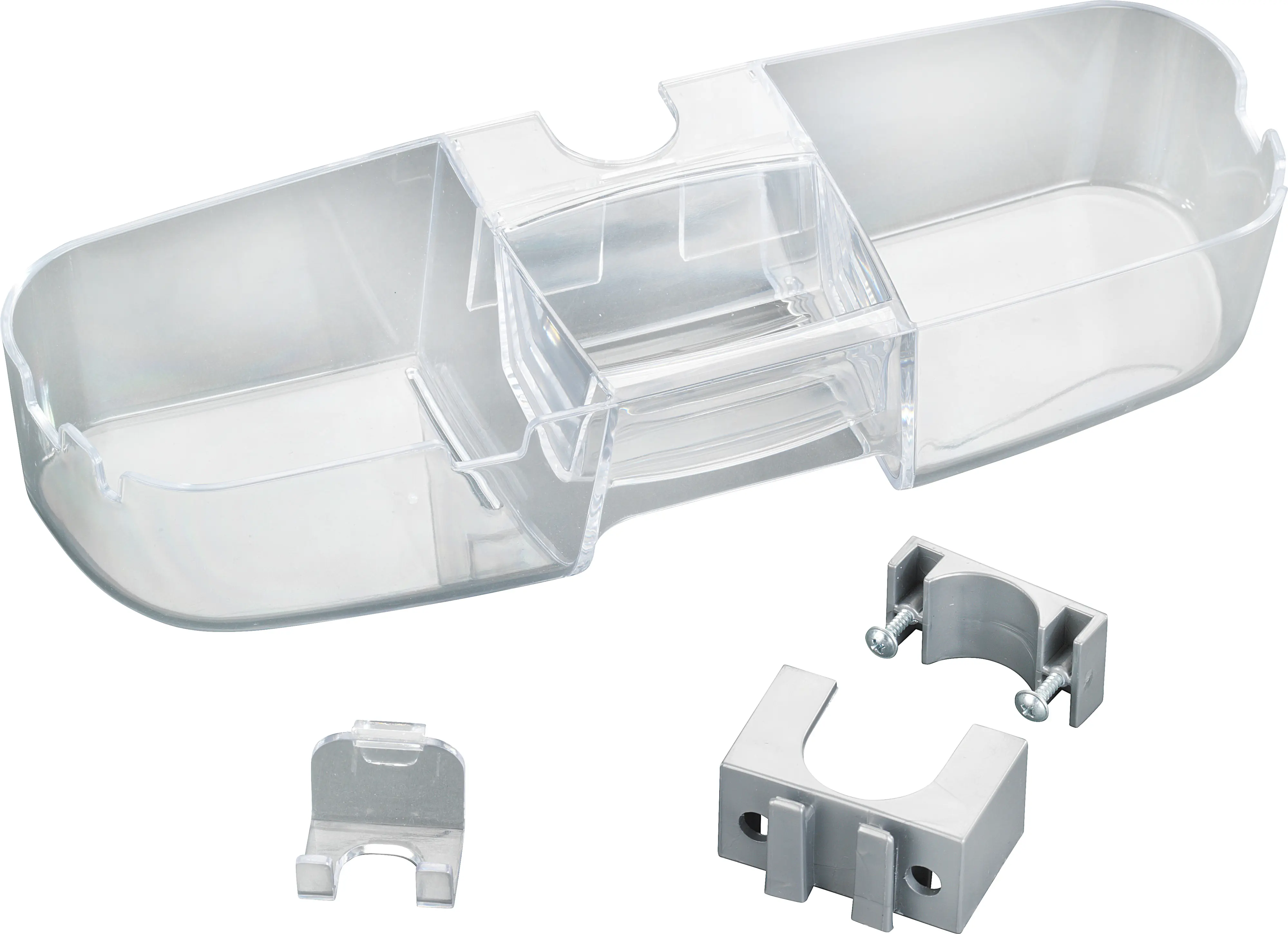 Wenko Duschkorb Premium Kunststoff, Farbe: transparent