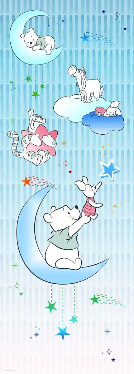 4055065510168 Komar Vlies Fototapete Winnie Pooh Piglet 100 x 280 cm