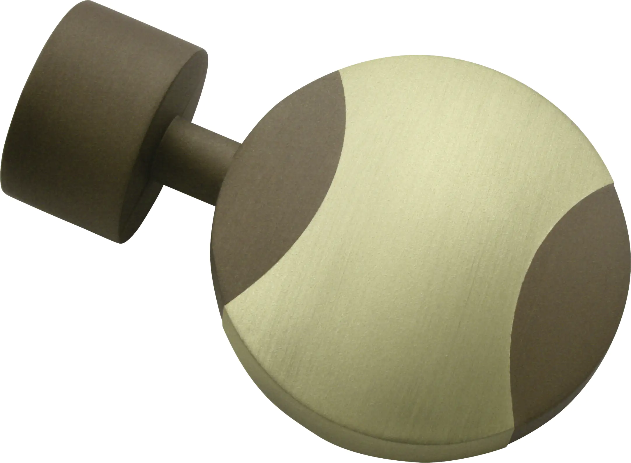 Gardina Endknopf Kira Disc cappuccino-champagner, Ø 19 mm