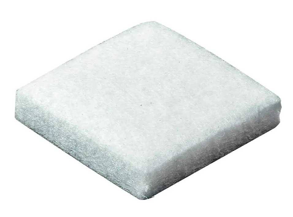 Hettich Filzgleiter weiß 22 x 22 x 4.5 mm - 18 Stück