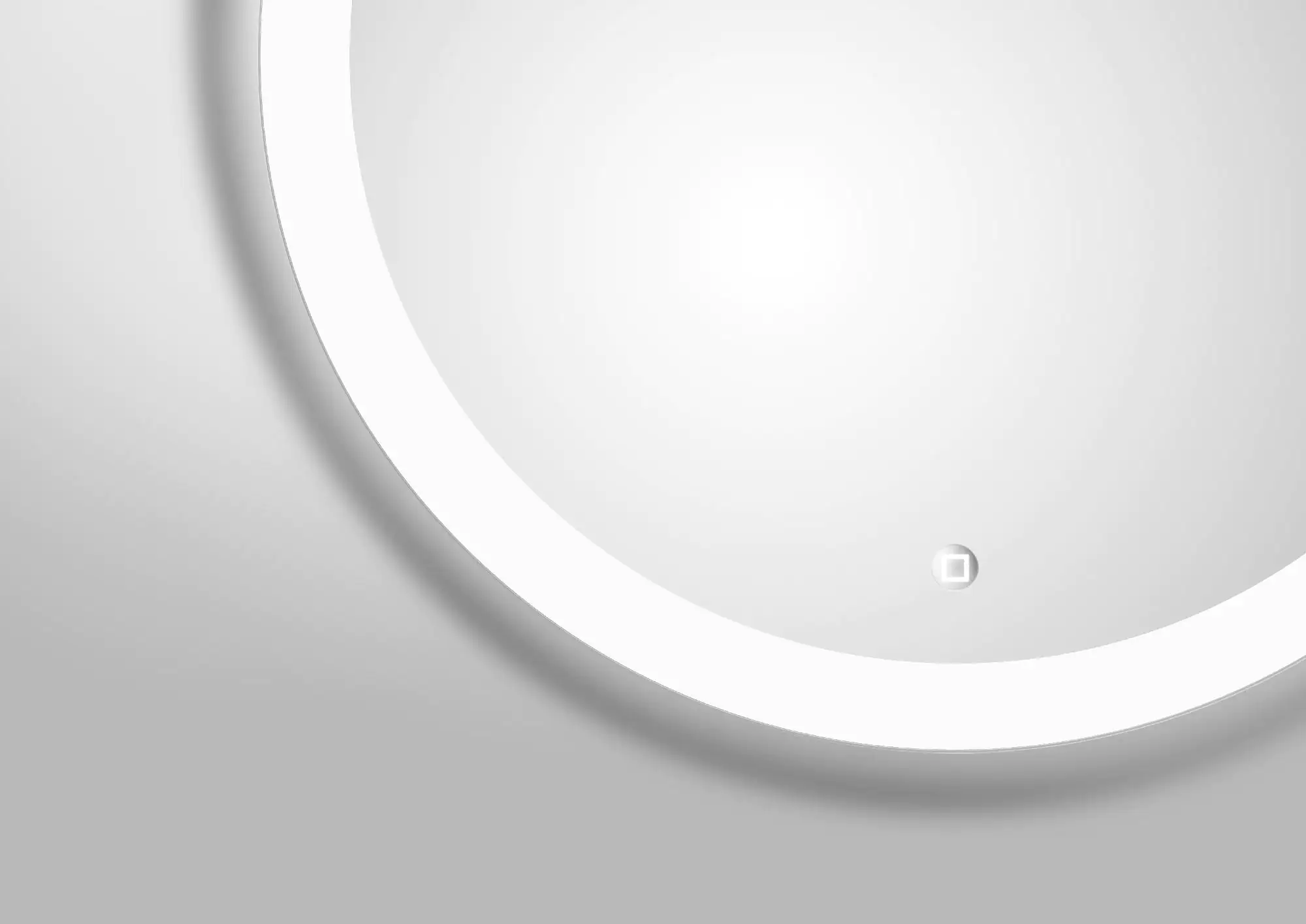 DSK LED Lichtspiegel Silver Lunar Ø59 cm