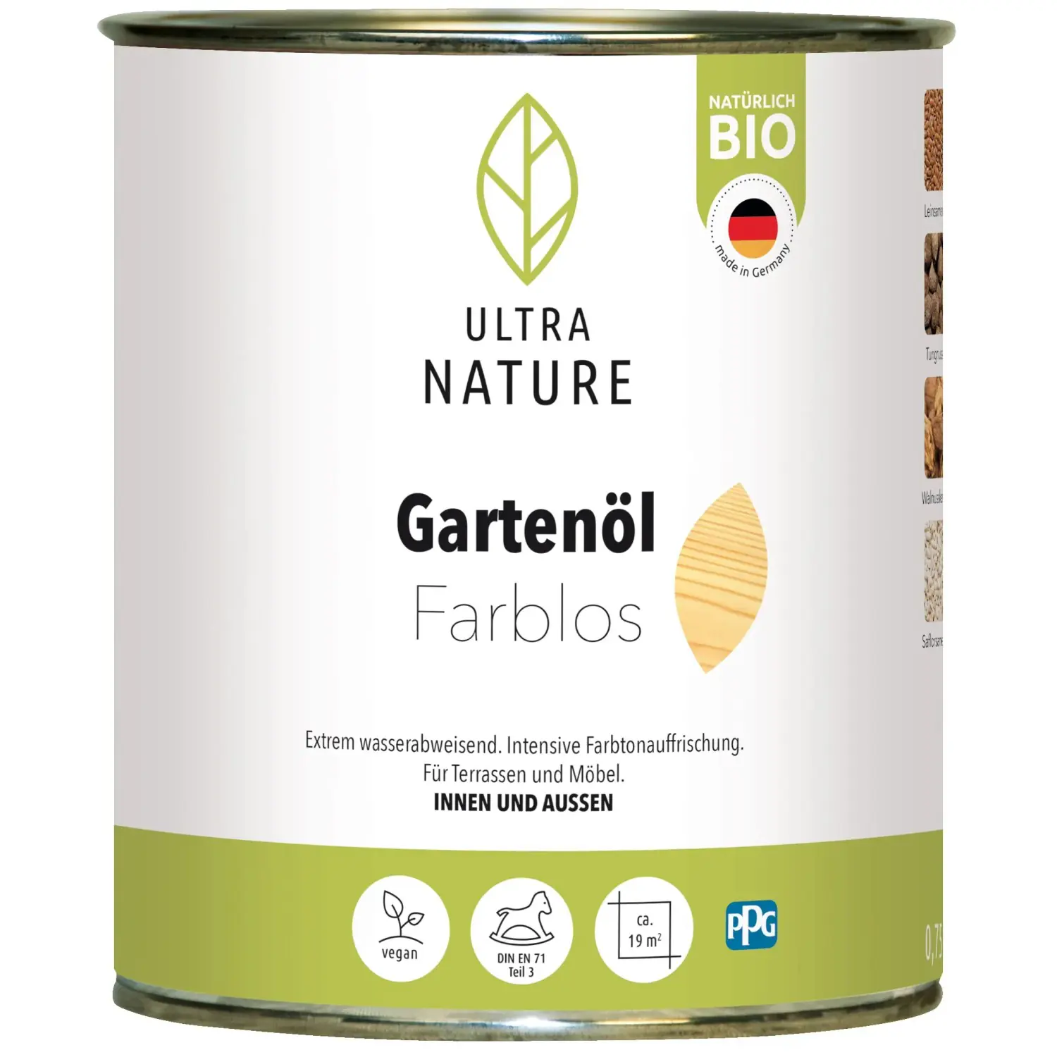 Ultra Nature Garten-ÖL 750 ml farblos