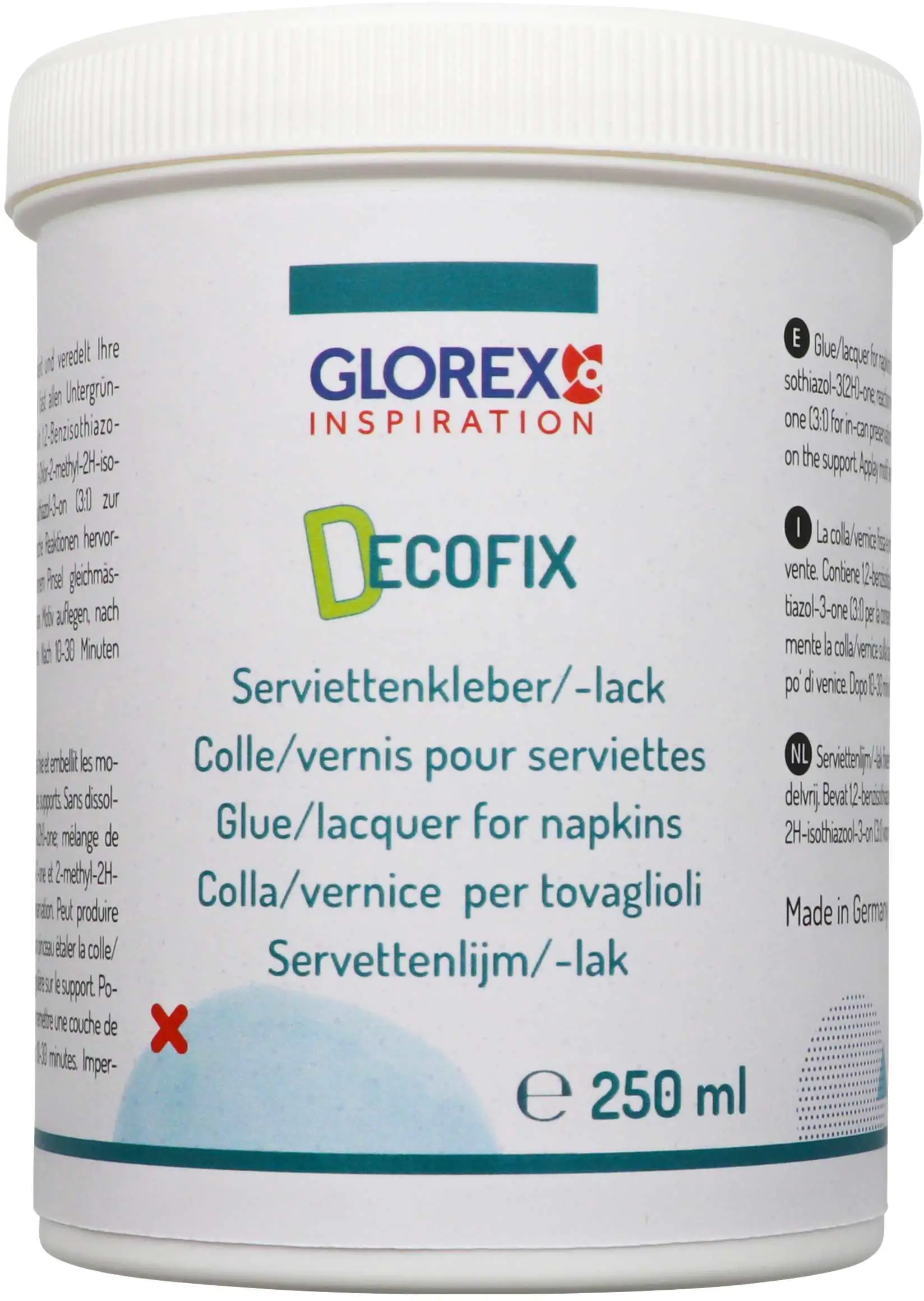 Glorex DecoFix Serviettenkleber 250 ml