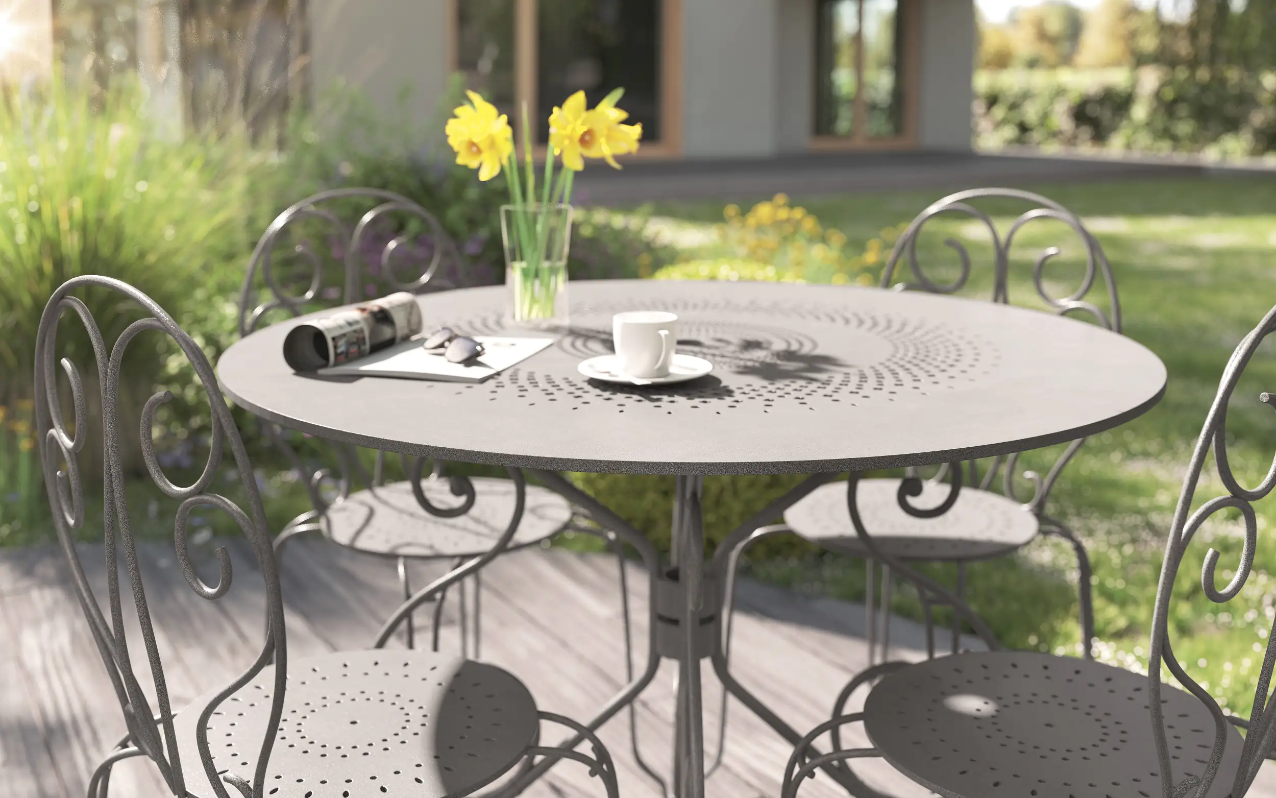 Alpina Metallschutz-Lack Eisenglimmer 750 ml silber