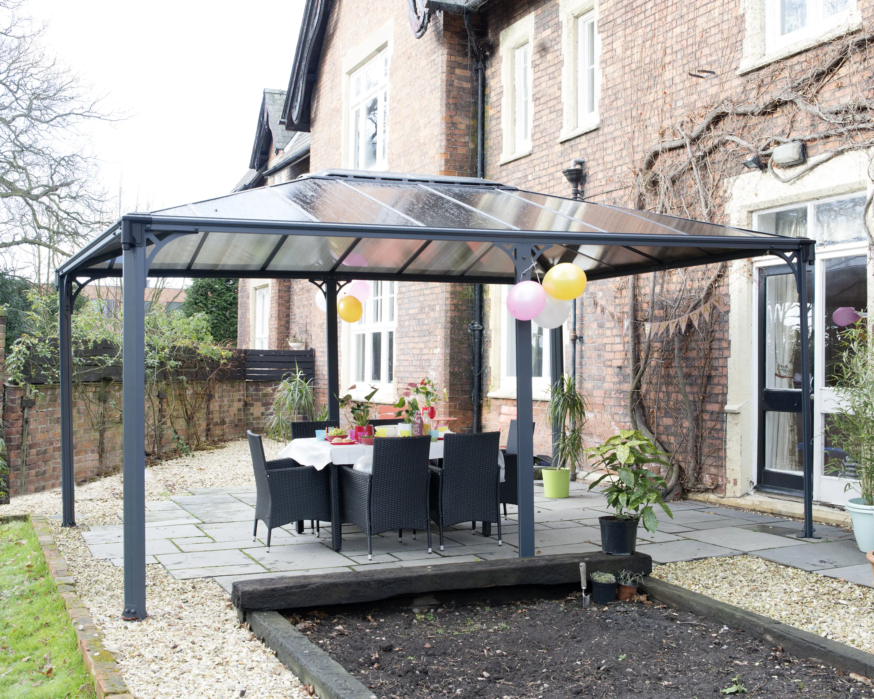 Canopia Pavillon Martinique 5000 493,1 x 359,3 x 286,1 cm, anthrazit