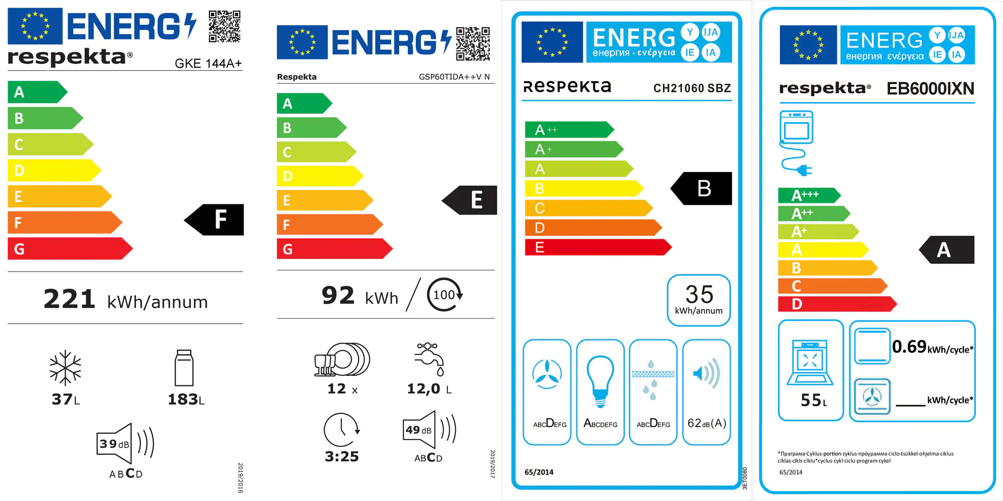 Respekta Economy L-Küchenzeile 310 x 172 cm grau, Eiche Sonoma, KBL310ESGS