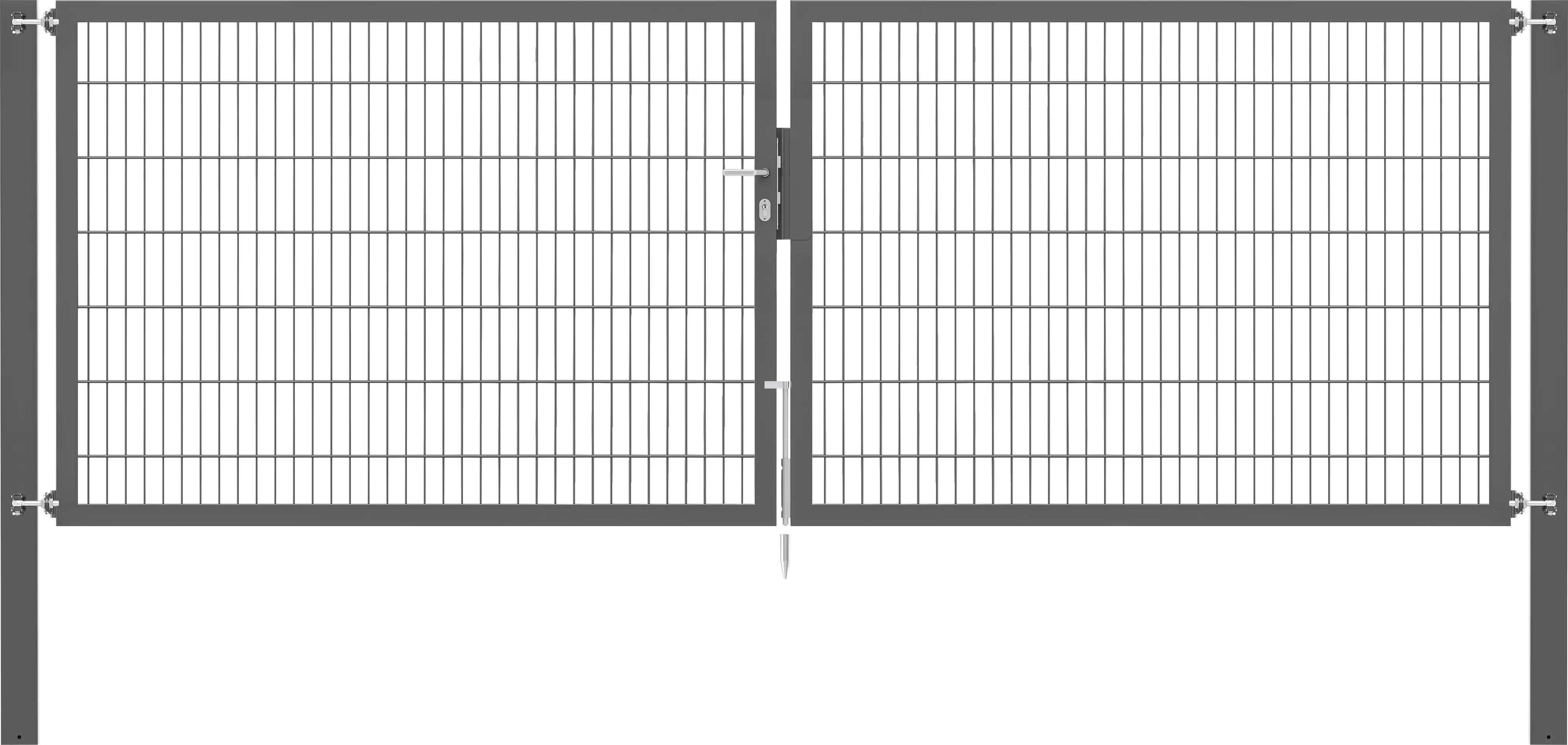 Alberts Doppeltor Flexo Plus anthrazit 400 x 140 cm