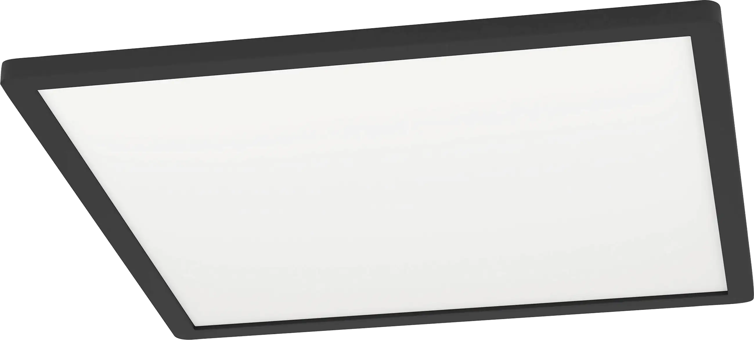 Eglo LED Deckenleuchte Minerario schwarz weiß 39 x 39 cm warmweiß IP54